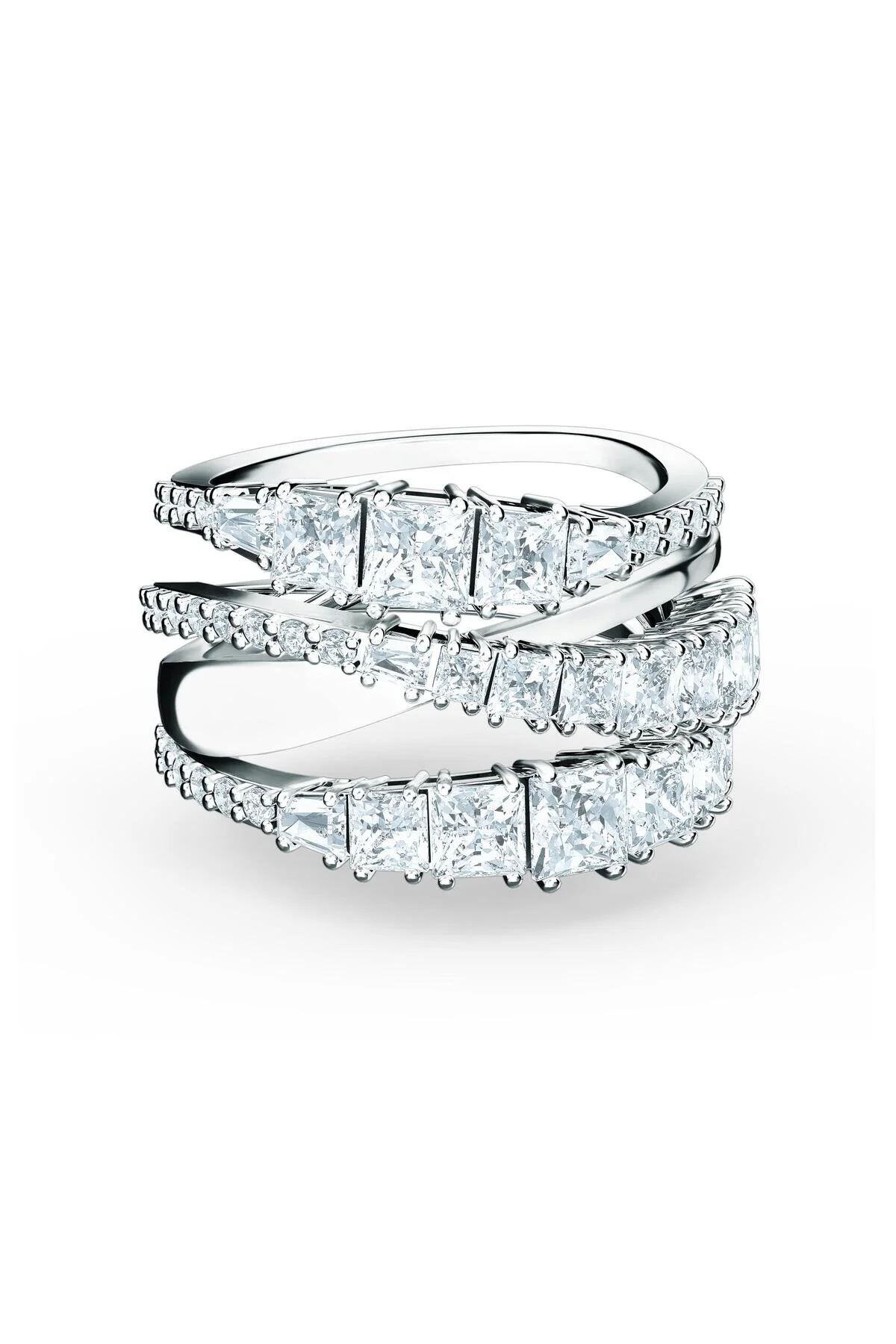 انگشتر فشن زنانه 5584646 حلقه CZWH RHS کامل 58 سواروسکی اورجینال Swarovski