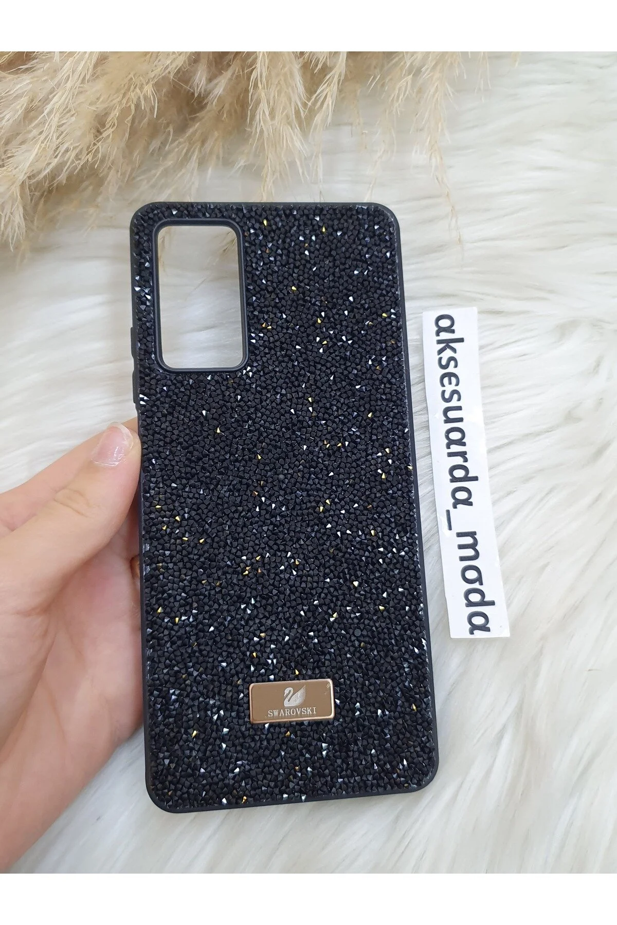 کاور و قاب لوکس SWROVSKI STONE سازگار با 11 PRO 12 4G ZB Aksesuarda Moda