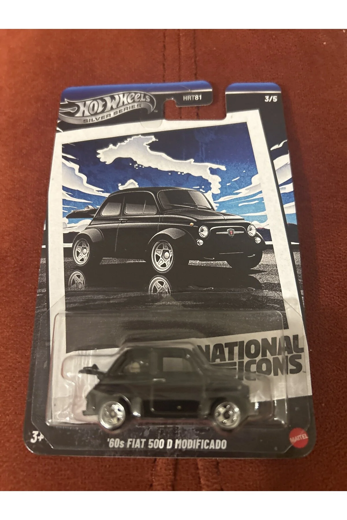 ماشین اسباب بازی کارت بلند FIAT 500 D 60S از ترکیه HOT WHEELS