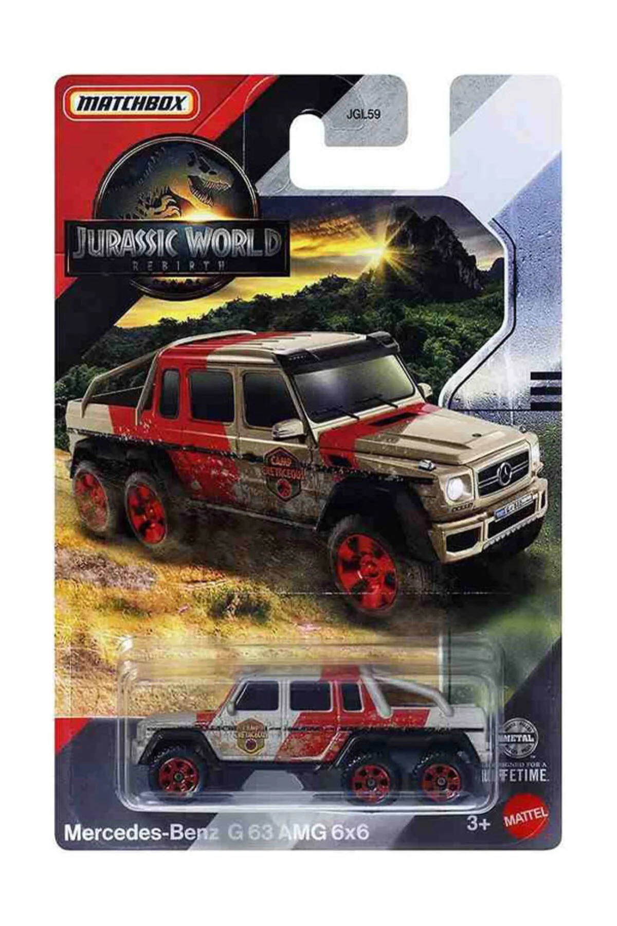 ماشین اسباب بازی جعبه کبریت مرسدس بنز G 63 AMG 6X6 1 64 2025 HOT WHEELS