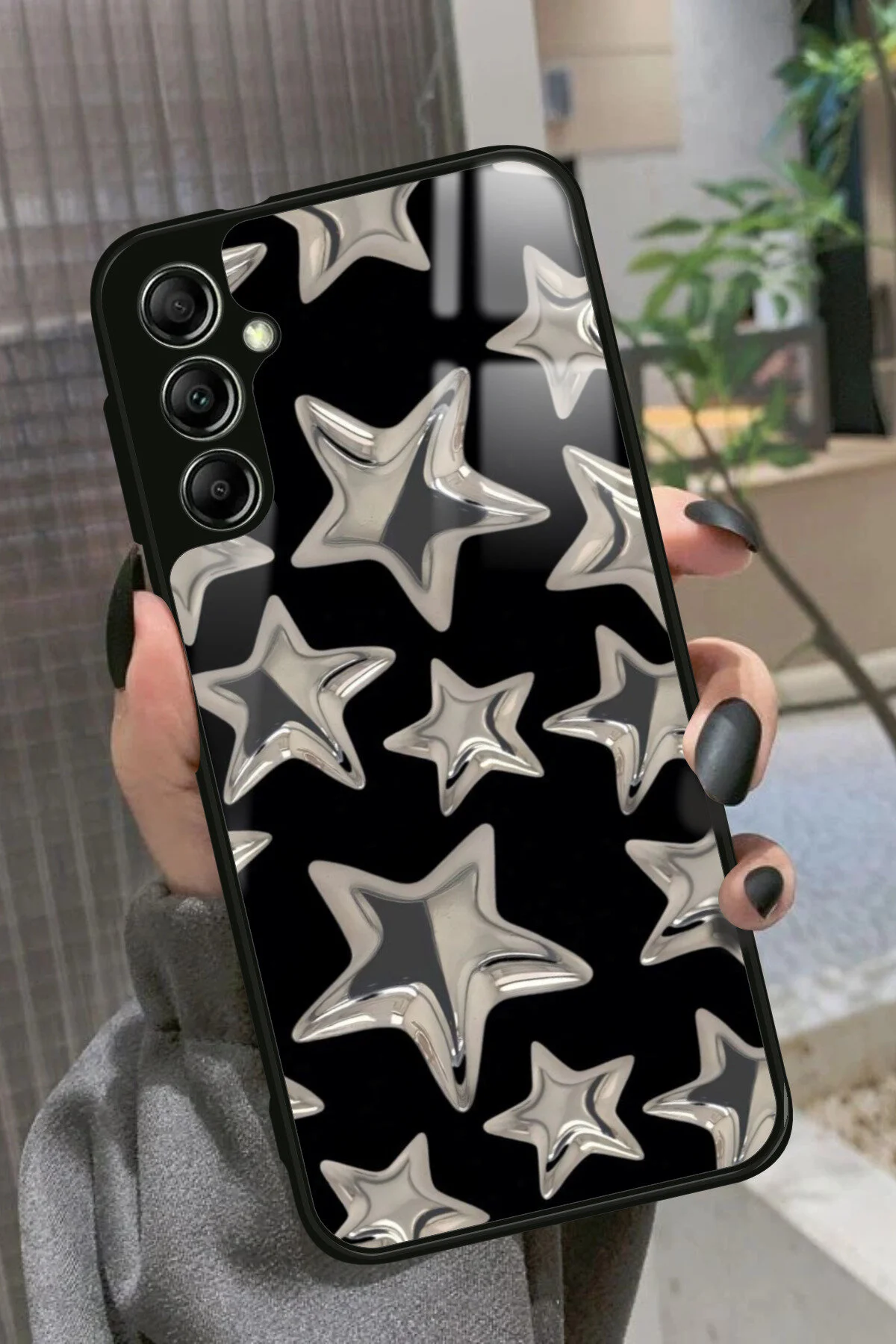 کاور و قاب پرمیوم براق با طراحی ستاره سازگار SAMSUNG GALAXY M34 Snacase