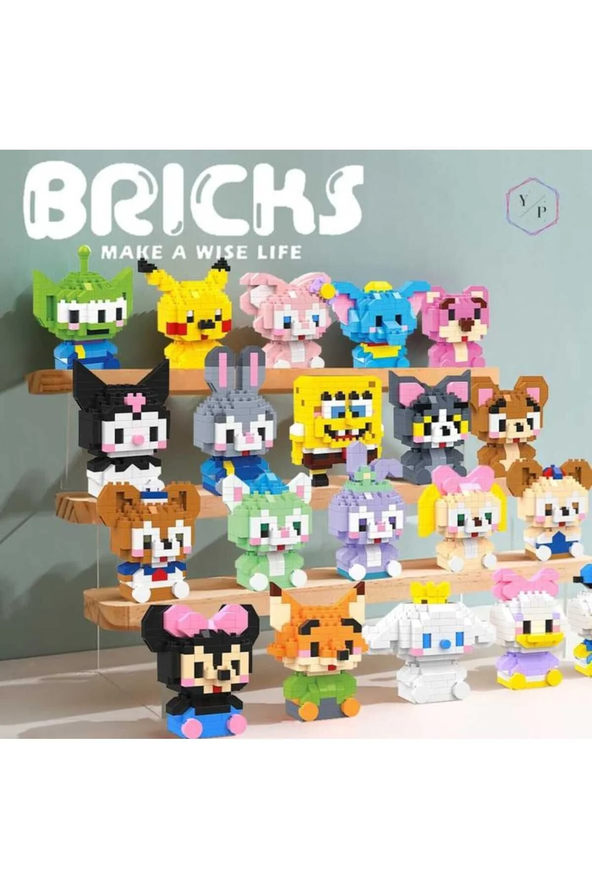 لگو و اسباب بازی های ساخت محور BRICKS HELLO KITTY LEGO – CUTE SANRIO CHARACTER MINI BUILDING TOY از ترکیه BTİCARET
