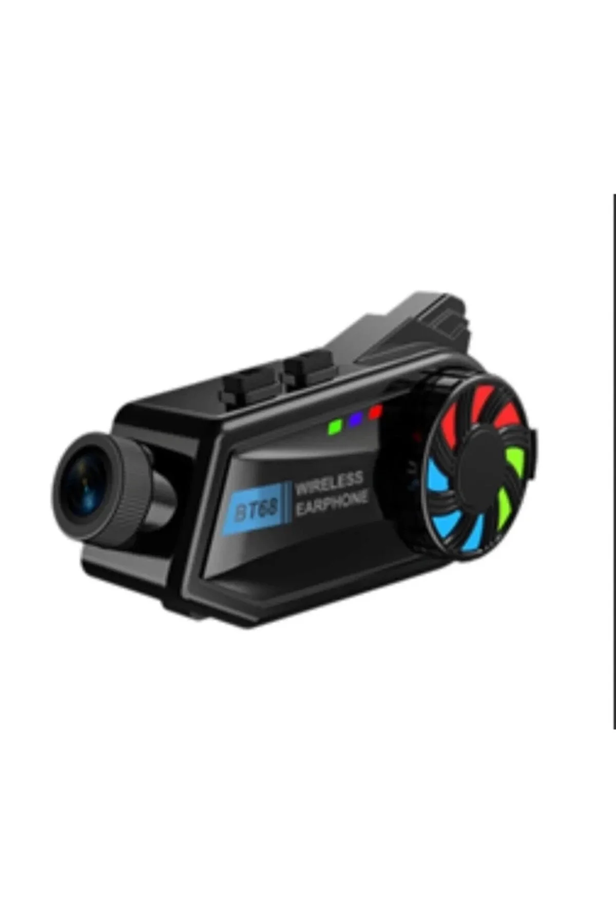 اینترکام BT68 کلاه ایمنی موتور سیکلت هدست بلوتوث دوربین 1080P کنترل صدا با ویژگی های ضبط ویدیو Eco Lounge