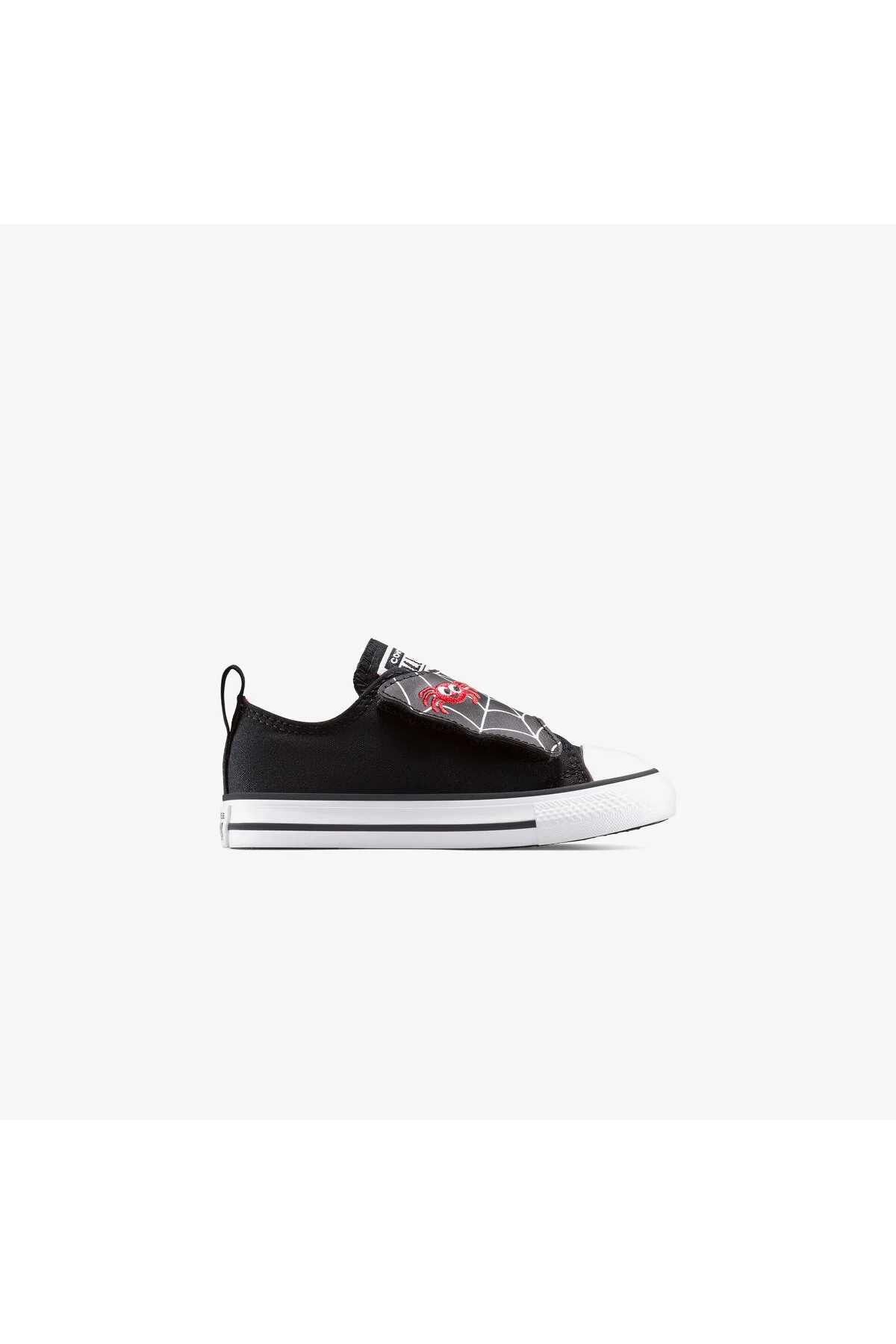 اسنیکر کفش ورزشی مشکی بچه گانه تک بند اسپایدر وب آل استار چاک تیلور کانورس Converse