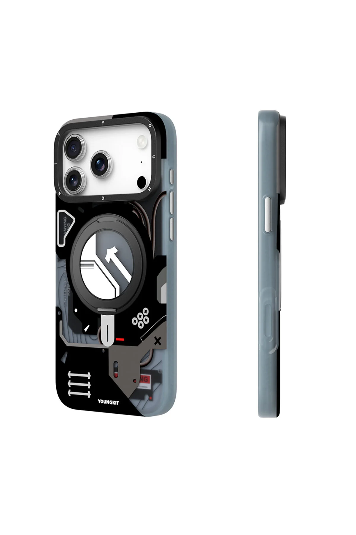 کاور و قاب سری STARSHIP سازگار با IPHONE 17 PRO ویژگی شارژ ایمن M مشکی Youngkit