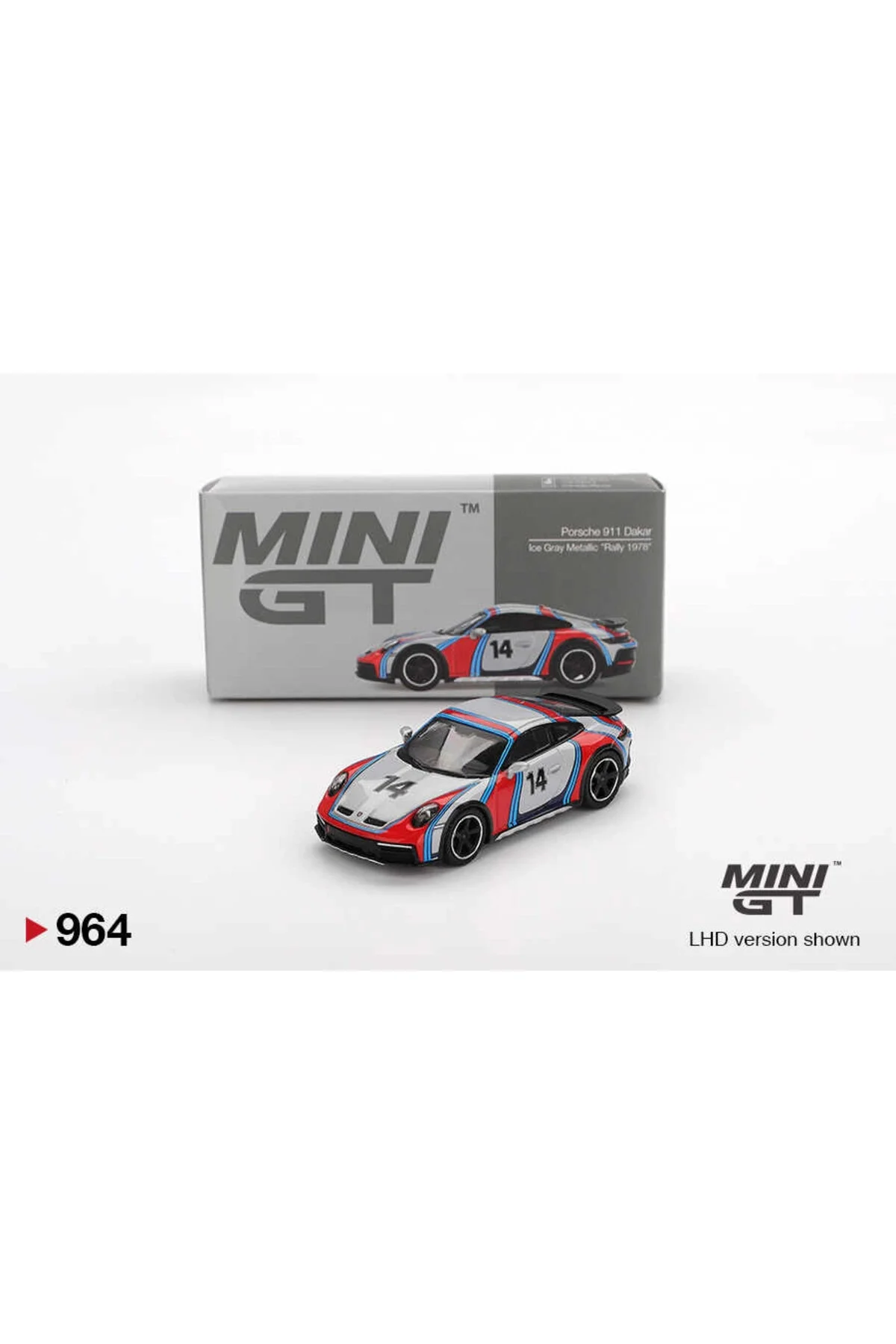 مدل خودرو 1 64 PORSCHE 911 DAKAR ICE GREY METALLIC RALLY 1978 MGT00964 اورجینال mini gt