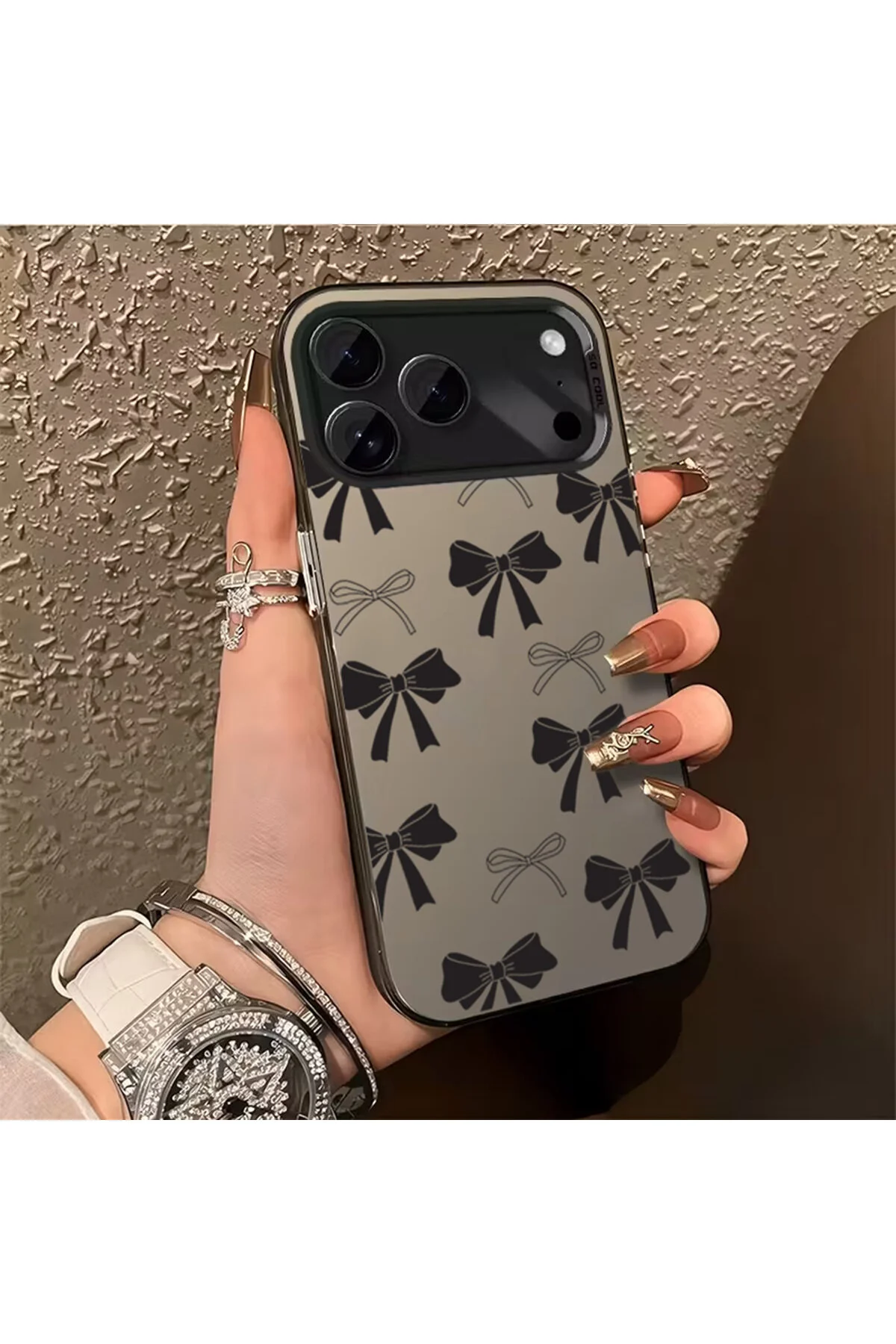 کاور و قاب BOWS SWEET PHONE CASE سازگار با IPHONE 17 PRO MAX Caseji