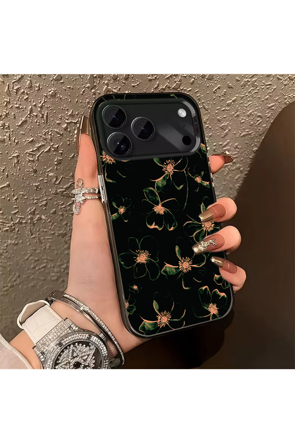 کاور و قاب گوشی لوکس ضد آلودگی چاپی سازگار با IPHONE 17 PRO Caseji