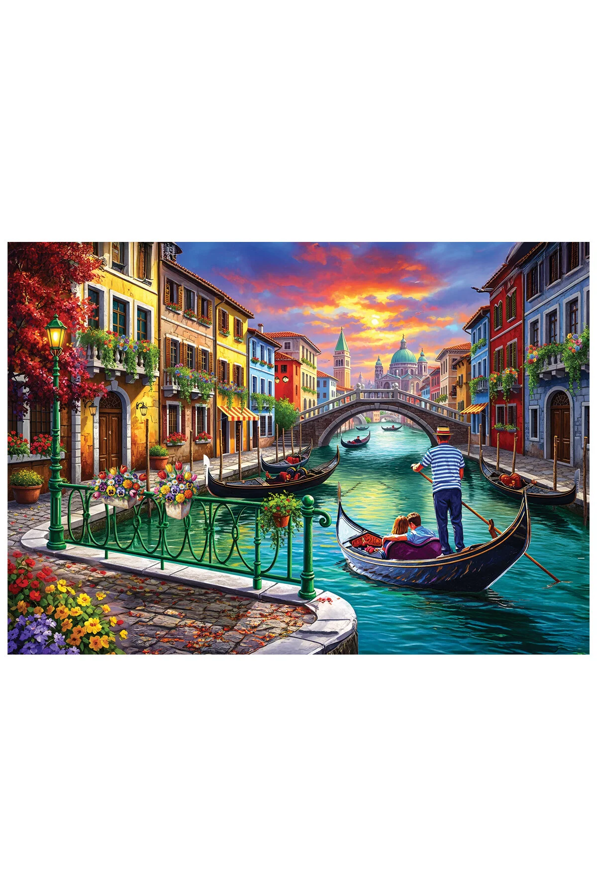 پازل اره منبت کاری مویی 700 XL PIECE GONDOLA NERA Anatolian Puzzle