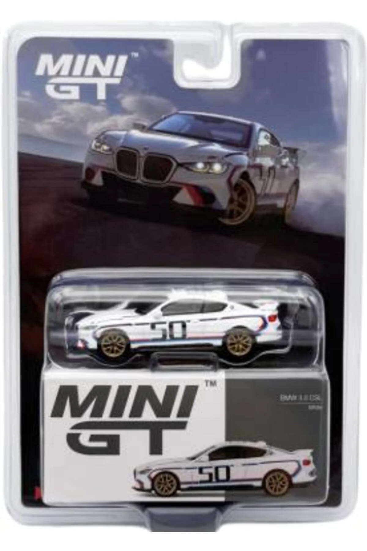 ماشین اسباب بازی BMW 3.0 CSL WHITE 863 BL mini gt
