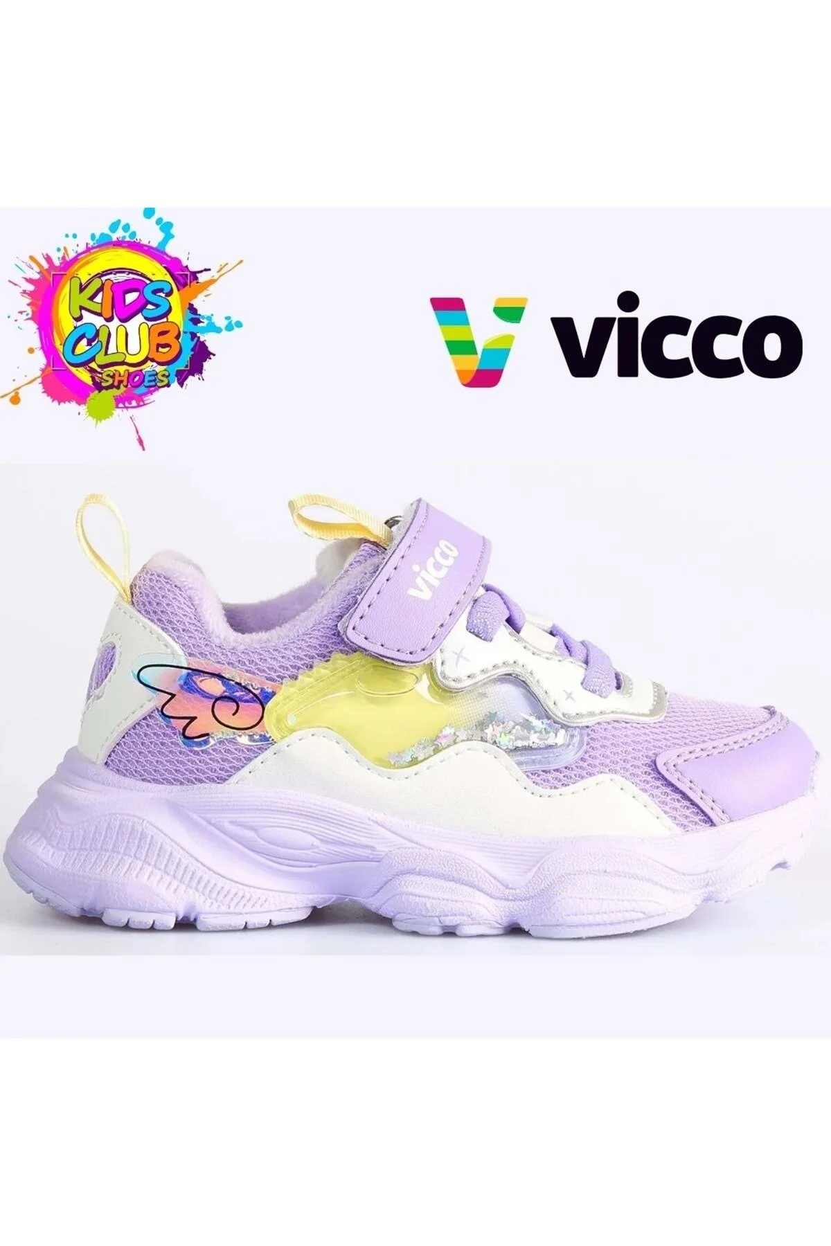 کفش دخترانه پسرانه یونیسکس ورزشی Bebe Phylon ان بنفش ویکو Vicco
