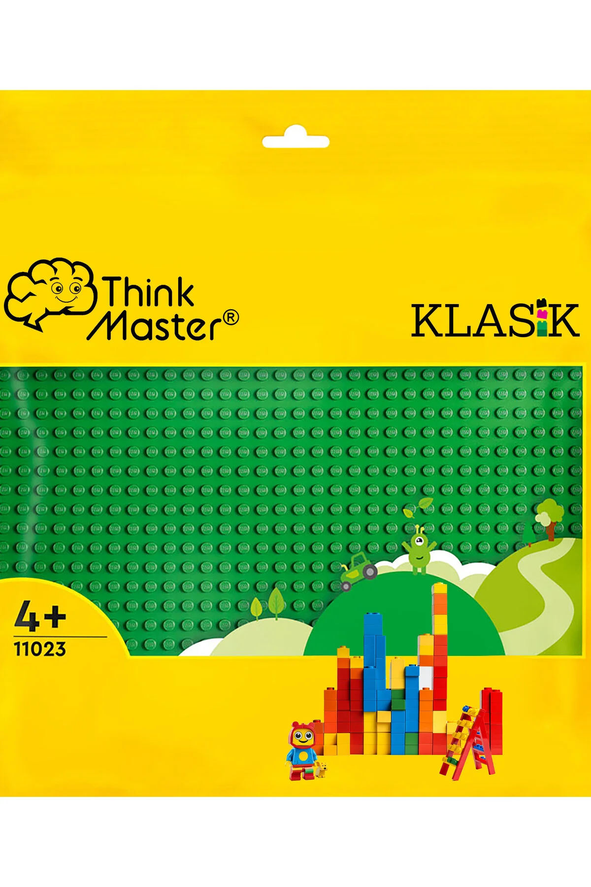 لگو و اسباب بازی های ساخت محور 11023 بشقاب سبز کلاسیک طبقه ابعاد 25CMX25CM از ترکیه ThinkMaster