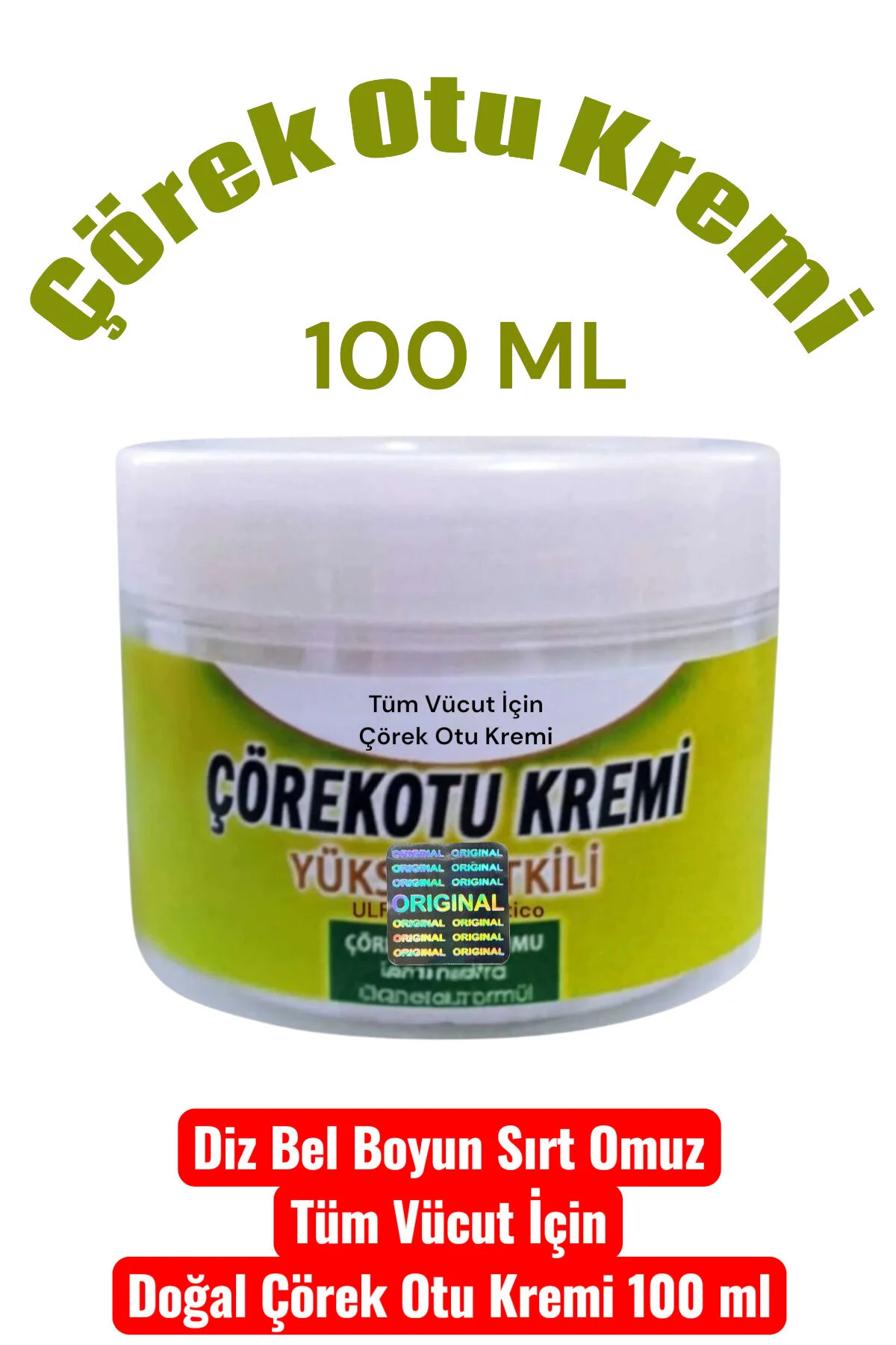 کرم بدن با عصاره سیاه دانه 100 میلی لیتر مناسب برای تمام بدن ULFİSU COSMETİCO
