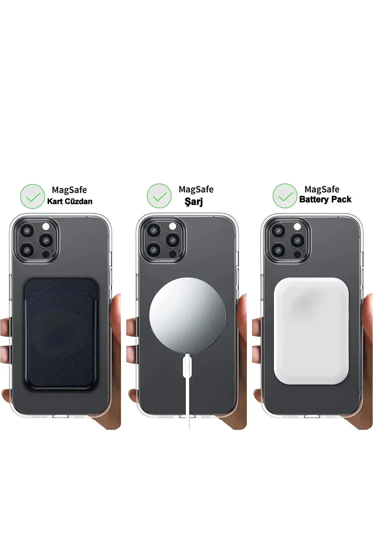کاور و قاب APPLE IPHONE 14 PRO MAX CASE MAGSAFE شفاف ضد ضربه با قابلیت شارژ بی سیم HyperAge