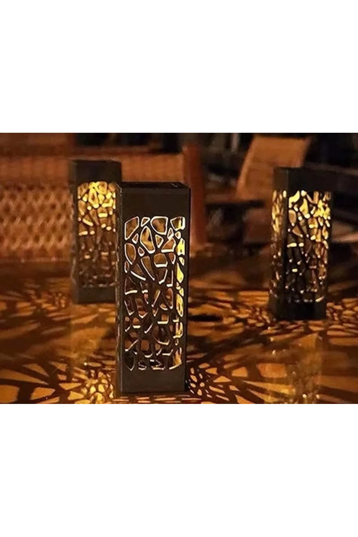 چراغ قوه مجموعه راهرو روشنایی باغچه با انرژی خورشیدی تزئینی 8 عدد Flamex