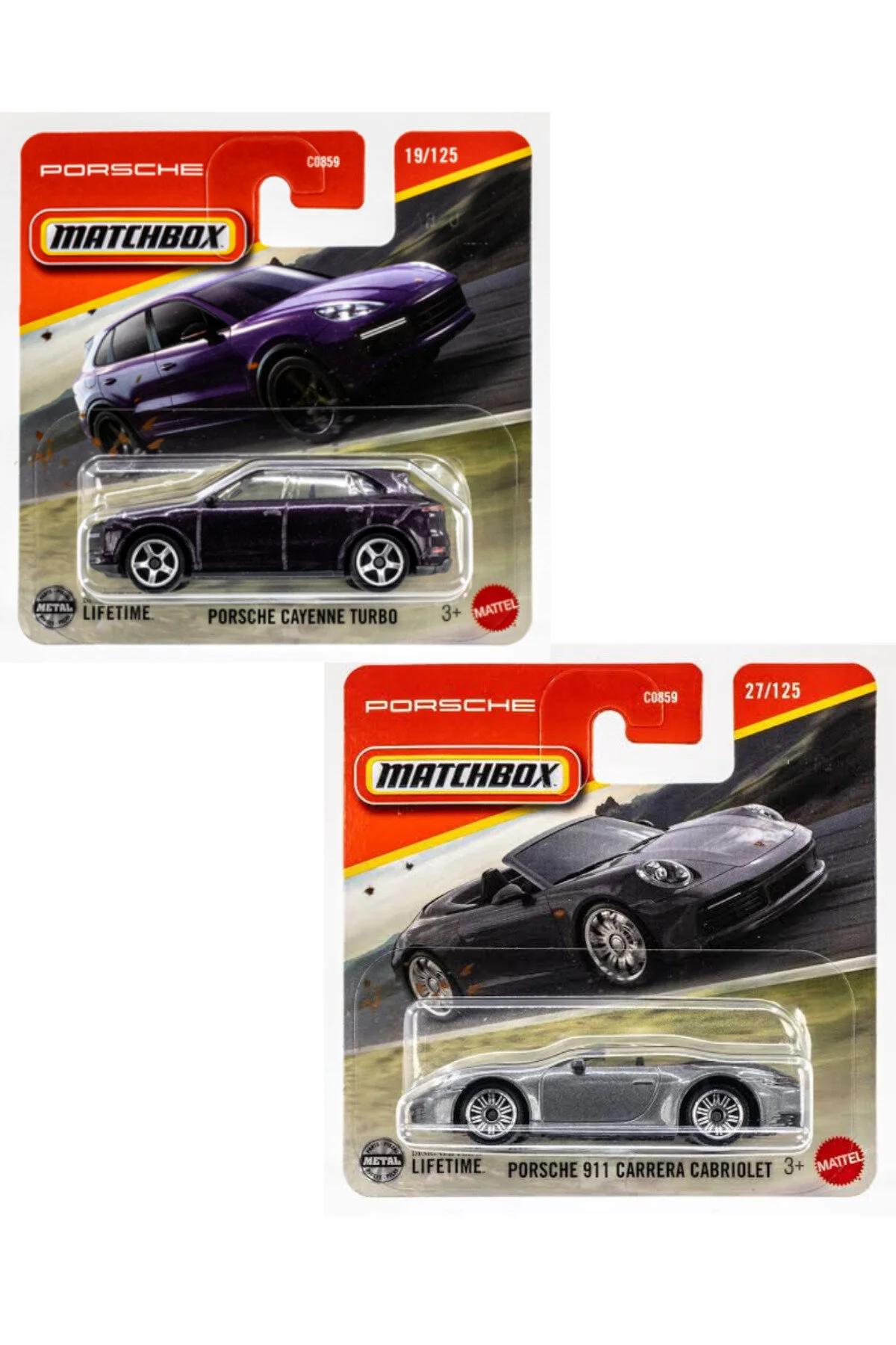 ماشین اسباب بازی جعبه کبریت پورشه 911 کاررا کابریولت کاین توربو از ترکیه HOT WHEELS
