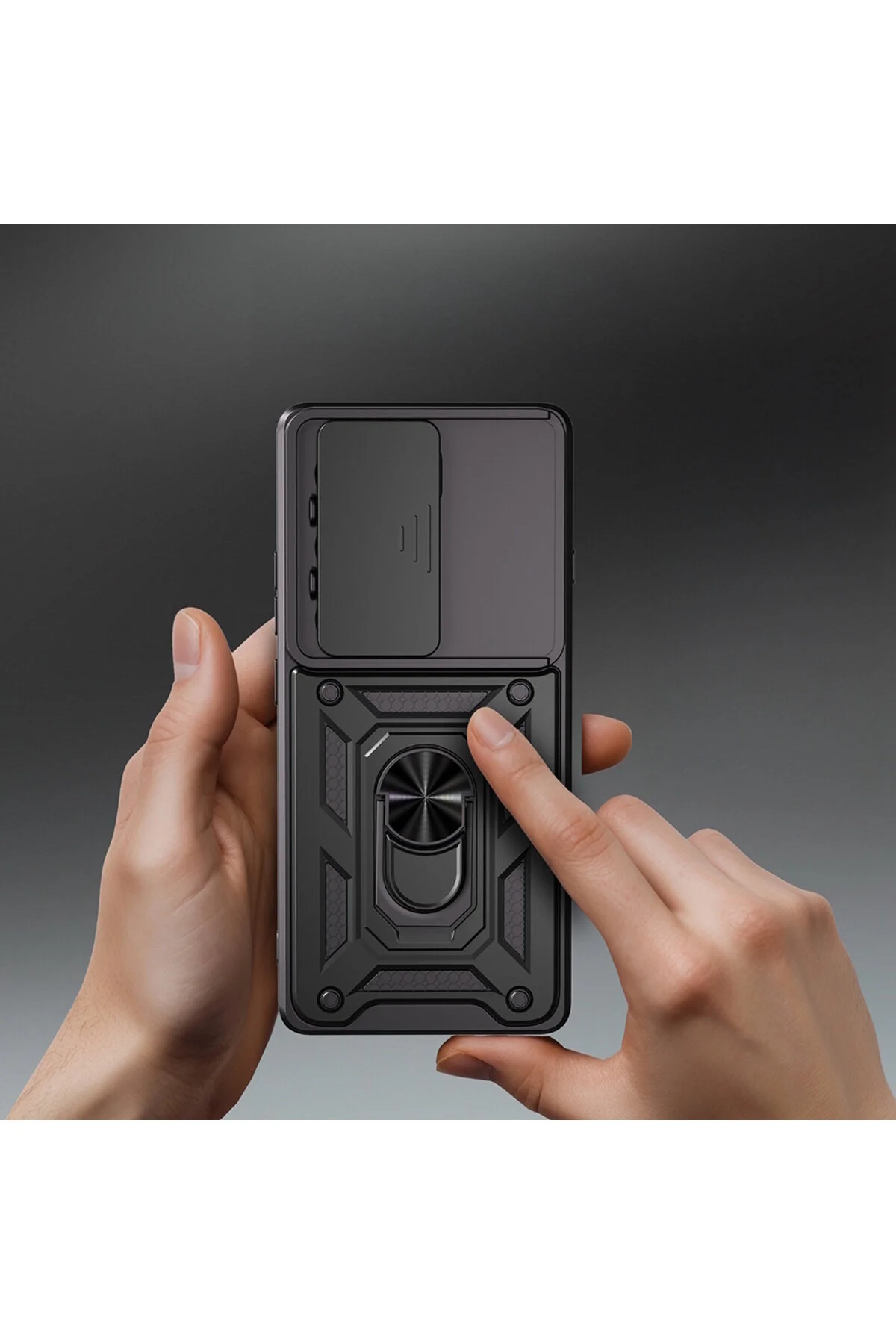 کاور و قاب پوشش کشویی تانک نظامی TECNO CAMON 40 4G دوربین محافظ حلقه زره ​​پوش m.tk moveteck