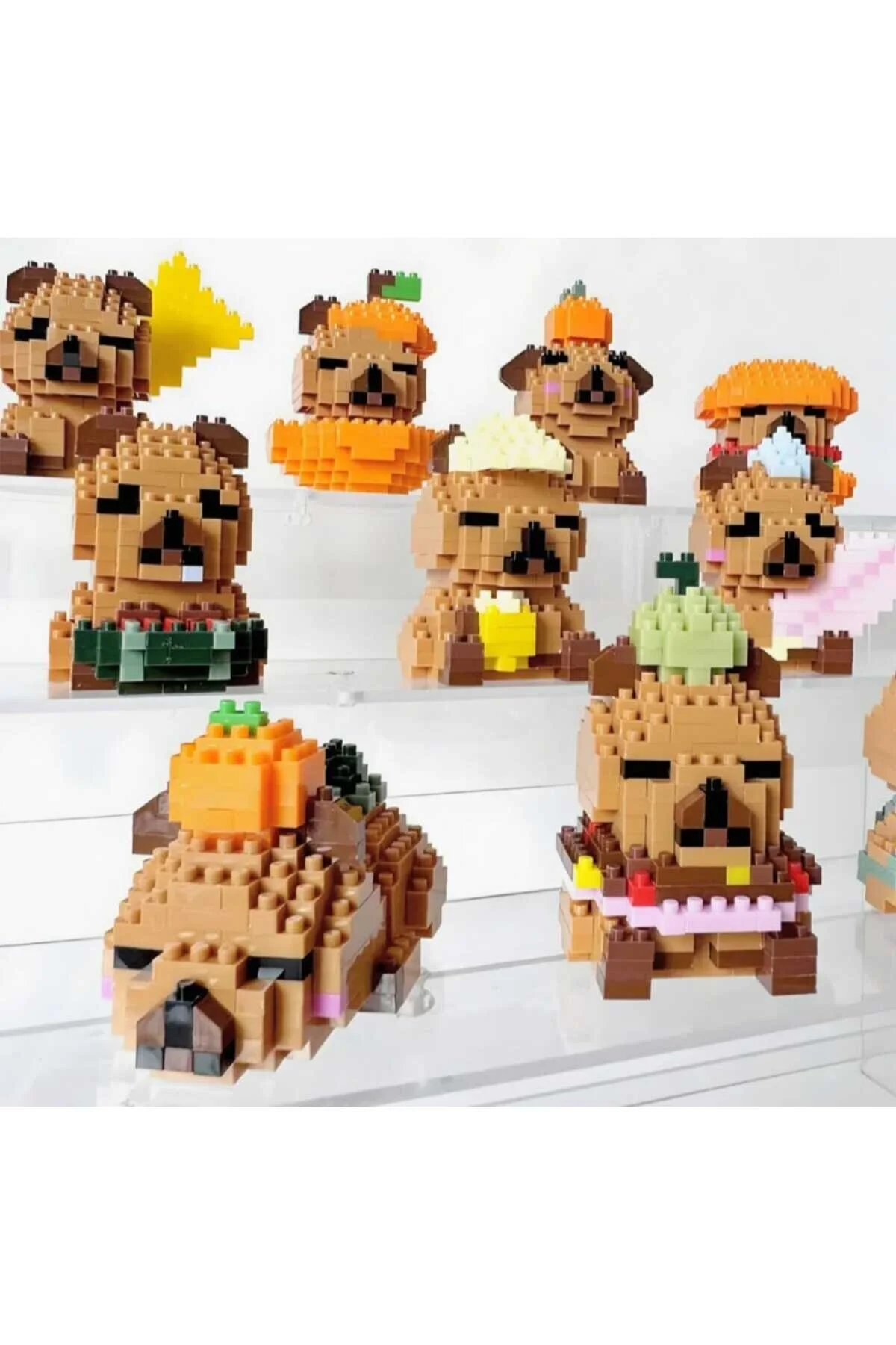 لگو و اسباب بازی های ساخت محور آجر مدل تصادفی CAPYBARA LEGO – MINI BRICKS BUILDING TOY از ترکیه BTİCARET