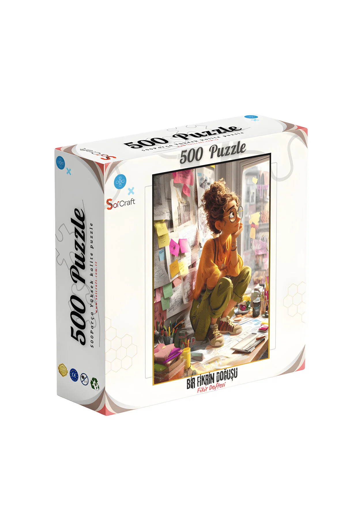 پازل 500 تکه تولد یک ایده Soi Craft
