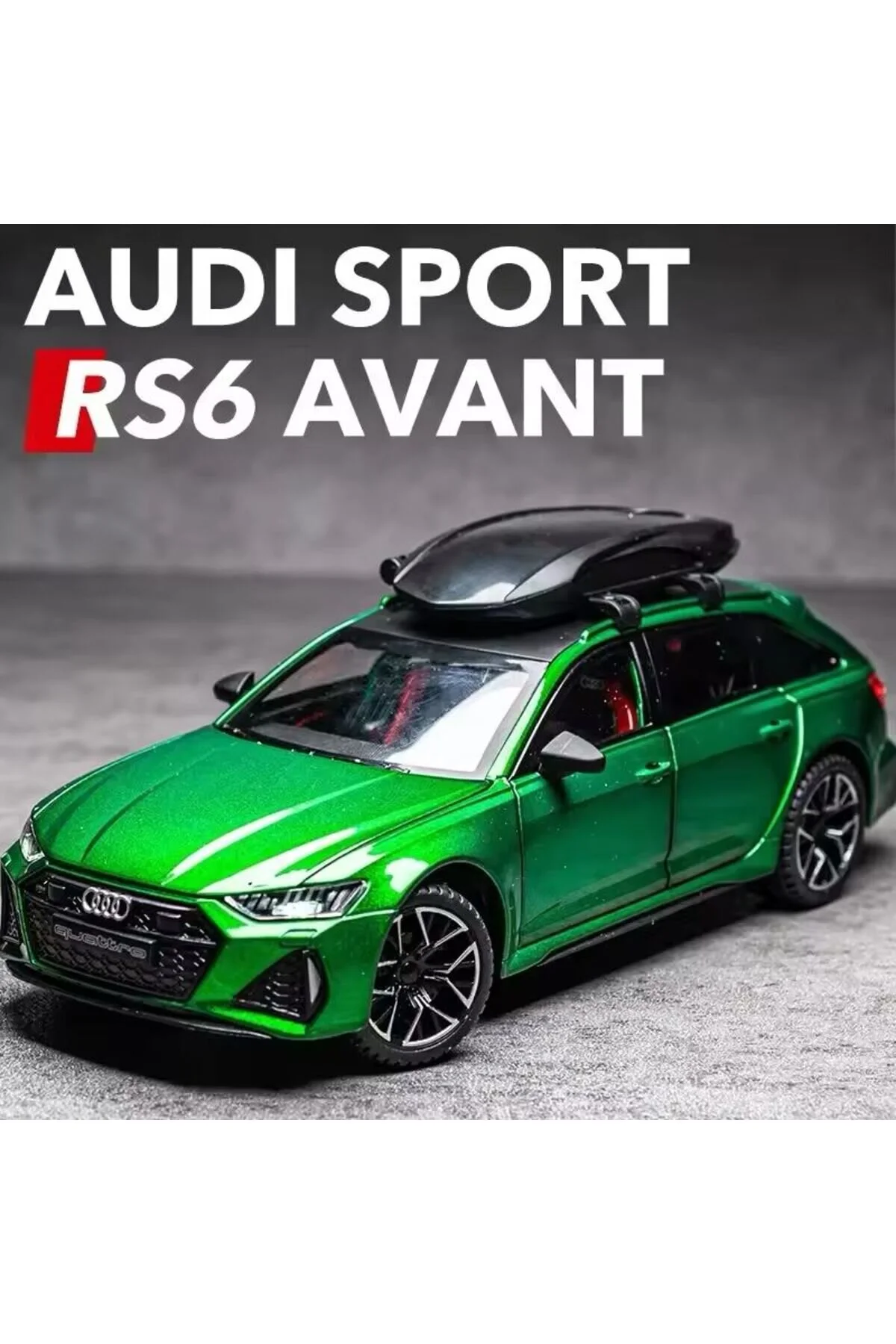 مدل خودرو مجموعه فلزی AUDI RS6 AVANT SPORT با صندوق عقب 1:24 DIECAST اورجینال scntoys
