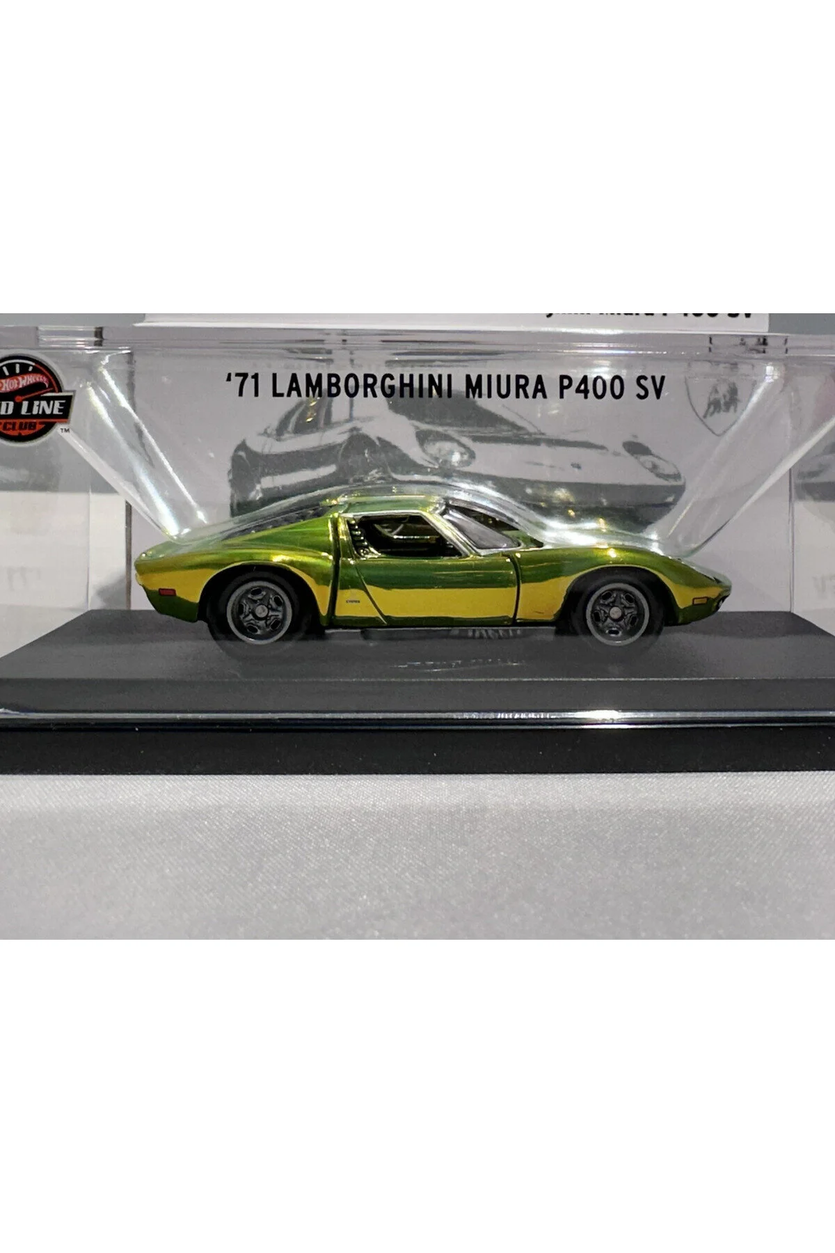 ماشین اسباب بازی '71 LAMBORGHINI MIURA P400 SV RED LINE CLUB RLC از ترکیه HOT WHEELS