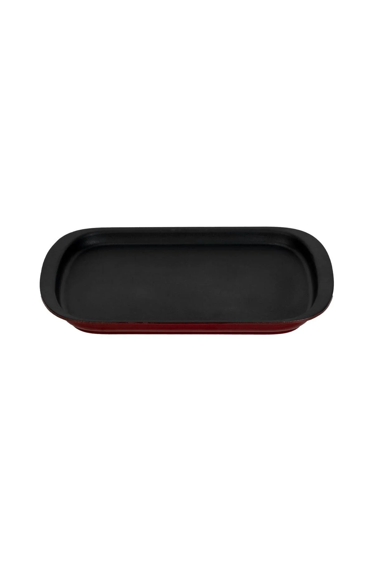 تابه چدن مستطیل شکل بشقاب پذیرایی 32X20CM. CLARET RED Lava