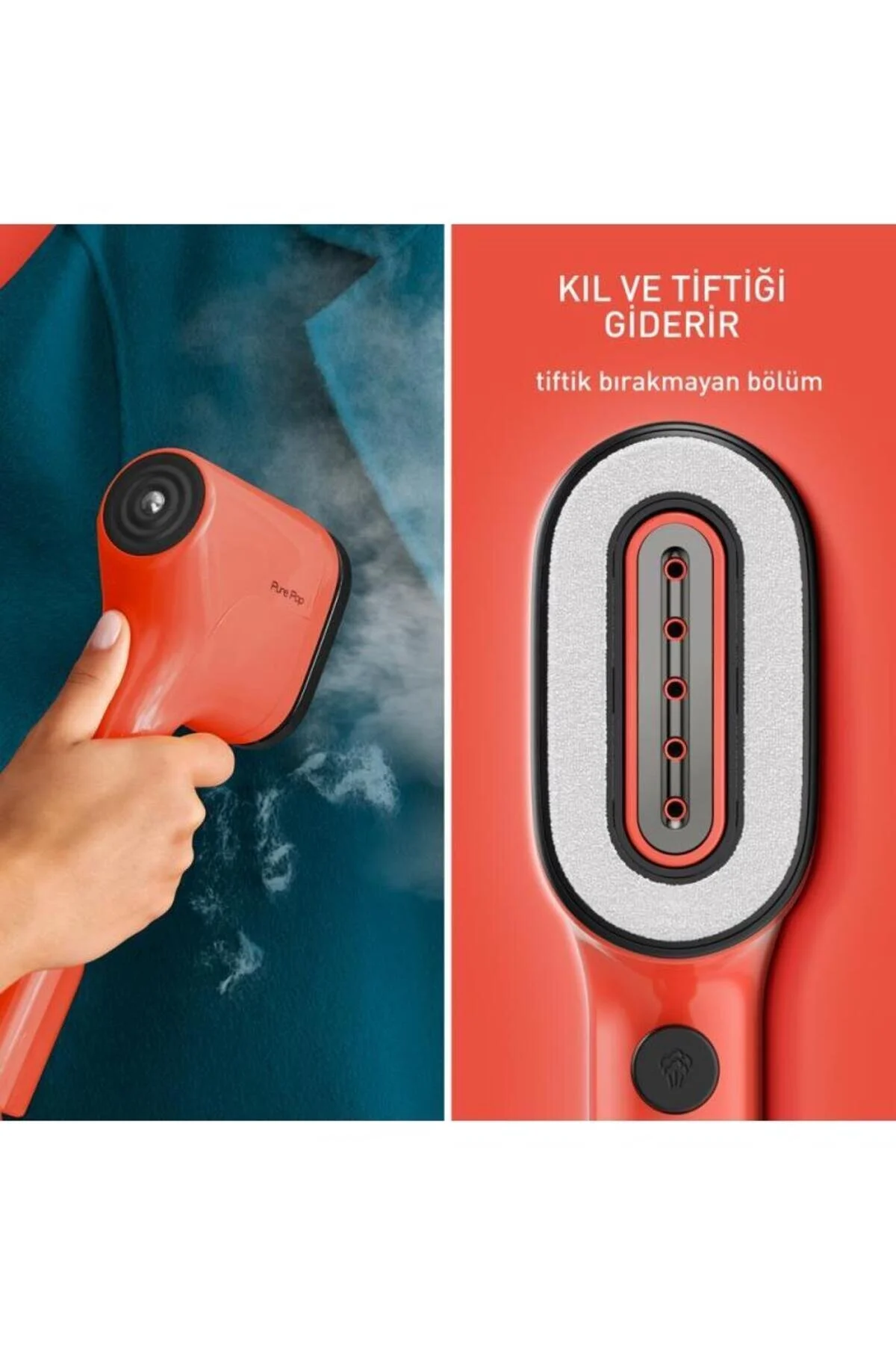 اتو مو صاف کننده بخار خالص PURE POP RED W تفال TEFAL
