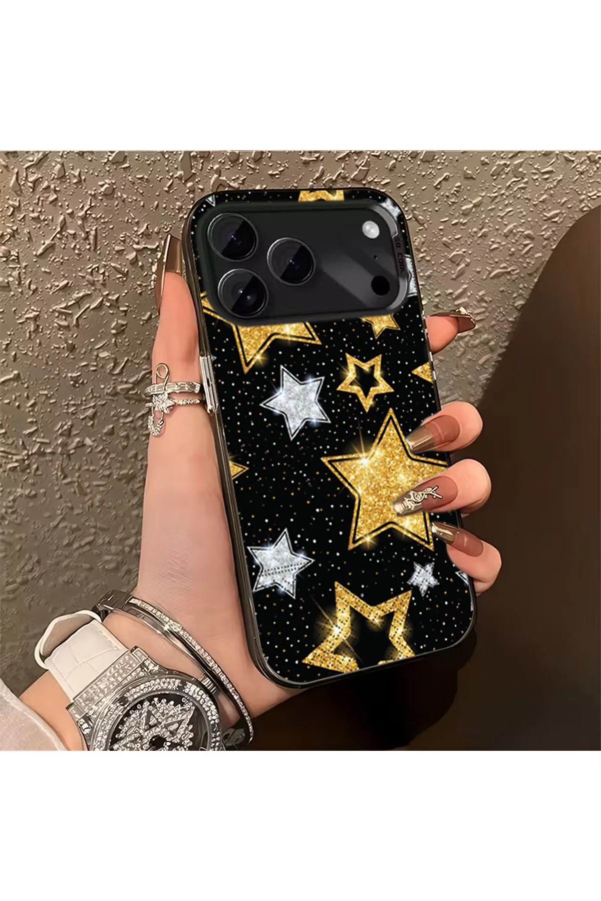 کاور و قاب گوشی لوکس ضد آلودگی چاپی سازگار با IPHONE 17 PRO Caseji