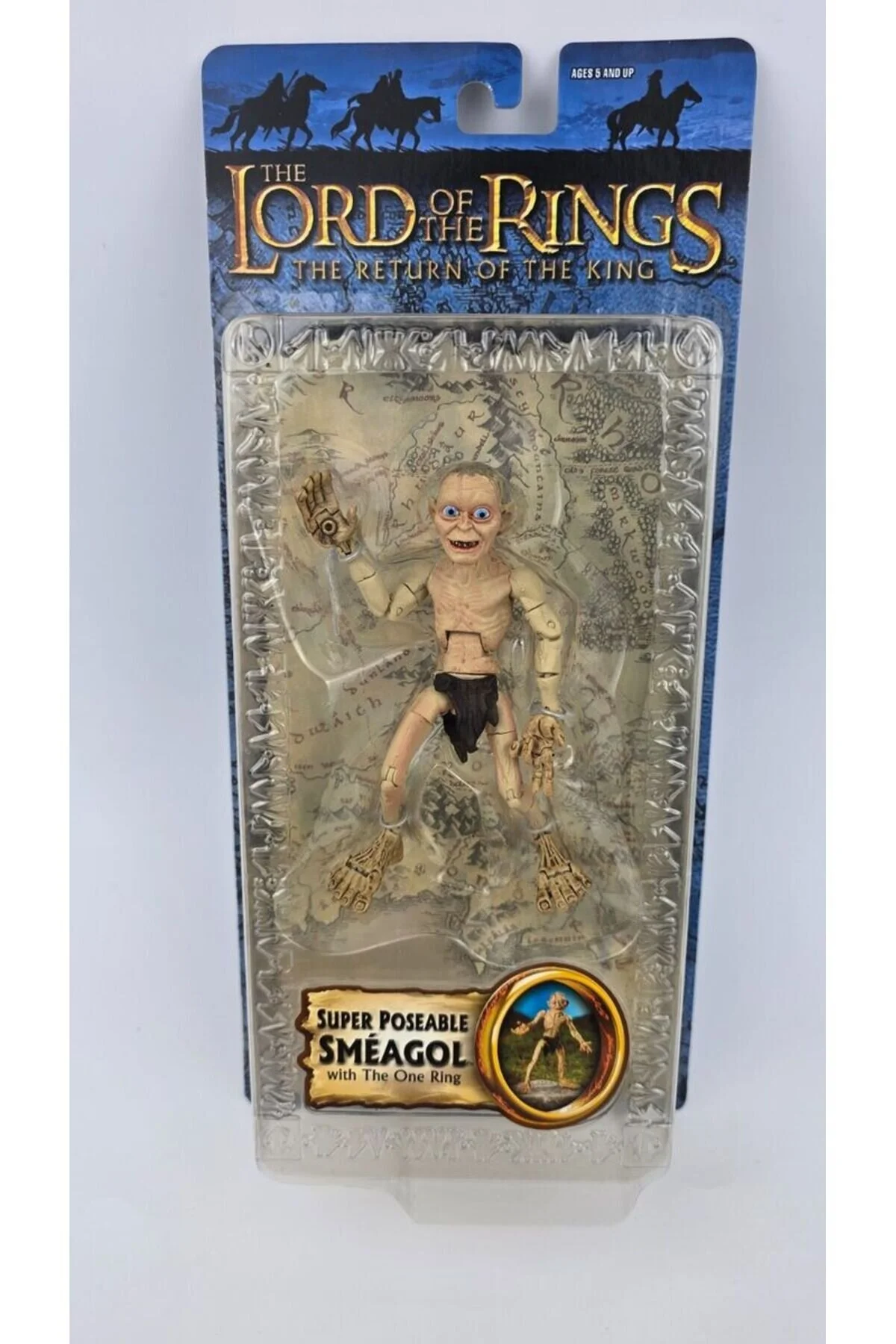 فیگور ارباب حلقه ها SUPER POSEABLE SMEAGOL اکشن Toybiz