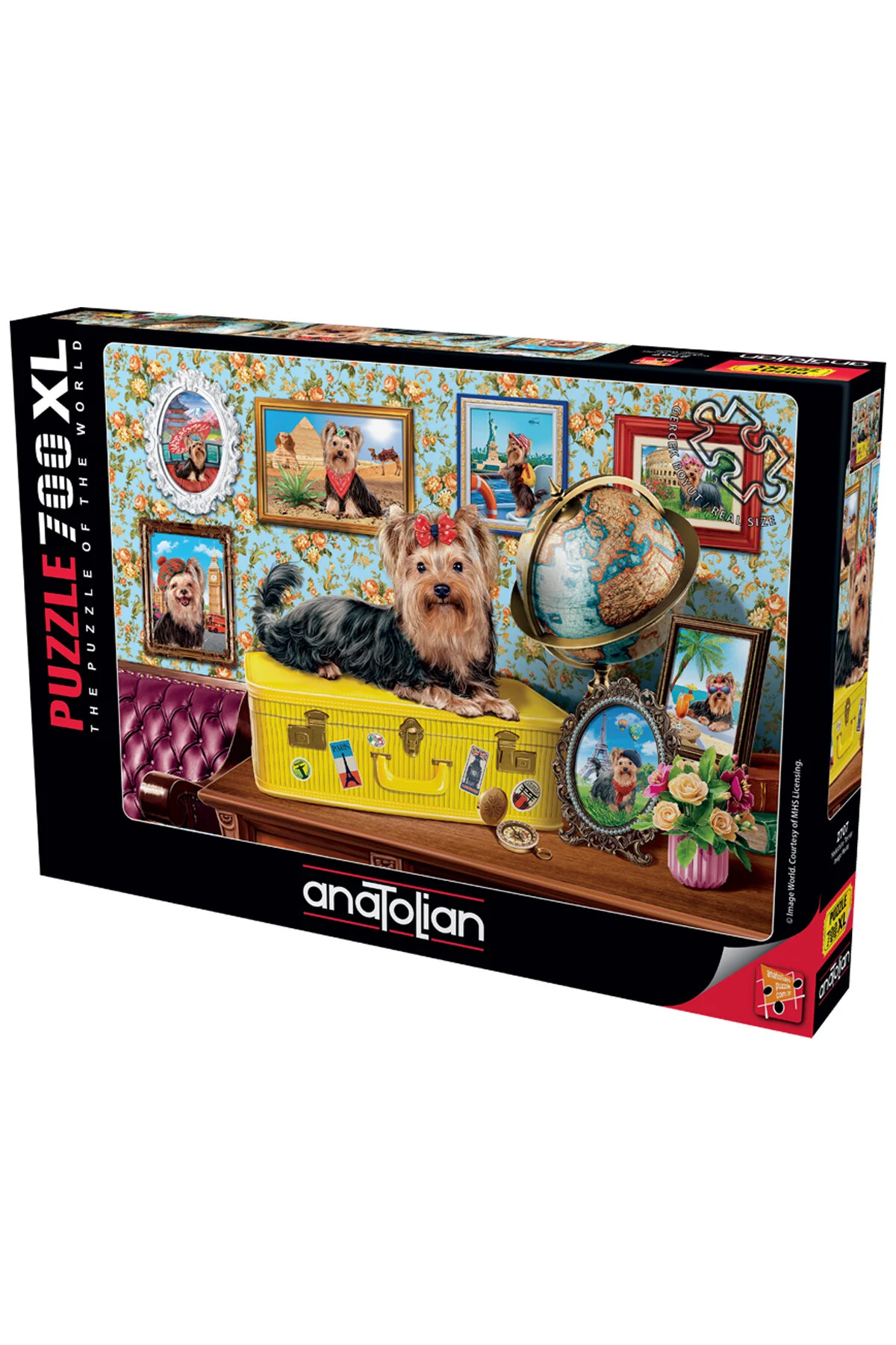 پازل اره منبت کاری مویی 700 XL PIECE YORKSHIRE TERRIER 2707 از ترکیه Anatolian Puzzle