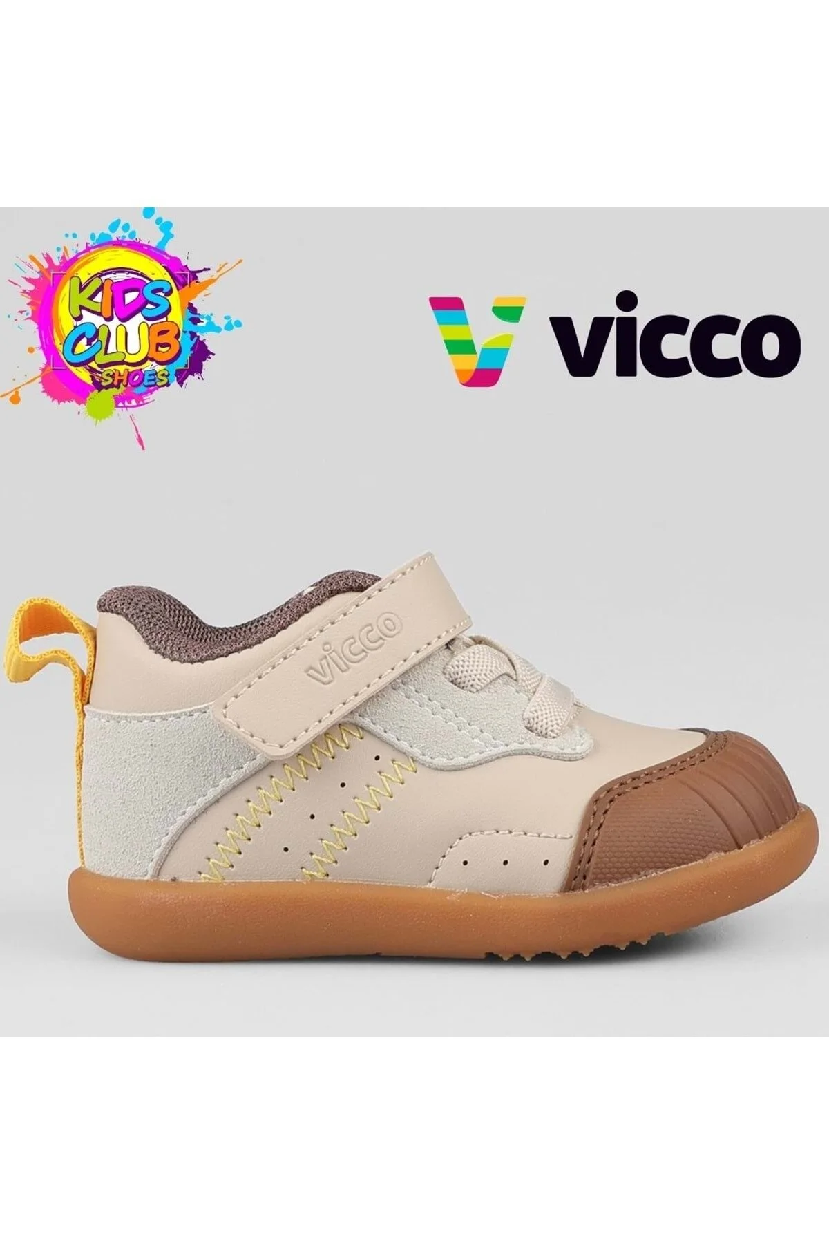 چکمه و بوت های ارتوپدی یونیسکس کودک بژ مرحله اول آیدن Vicco