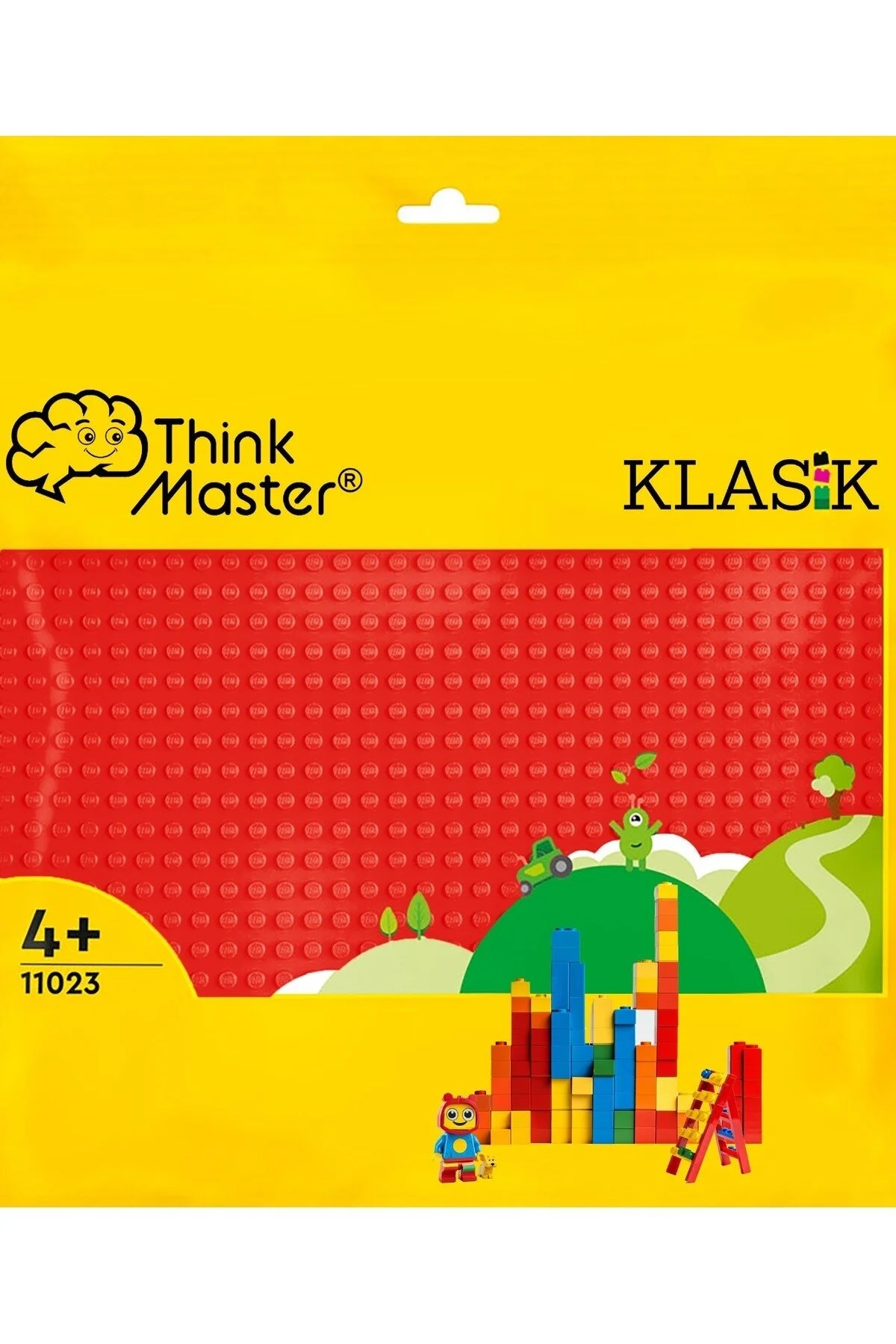 لگو و اسباب بازی های ساخت محور بشقاب قرمز کلاسیک 11030 کف ابعاد 25CMX25CM از ترکیه ThinkMaster