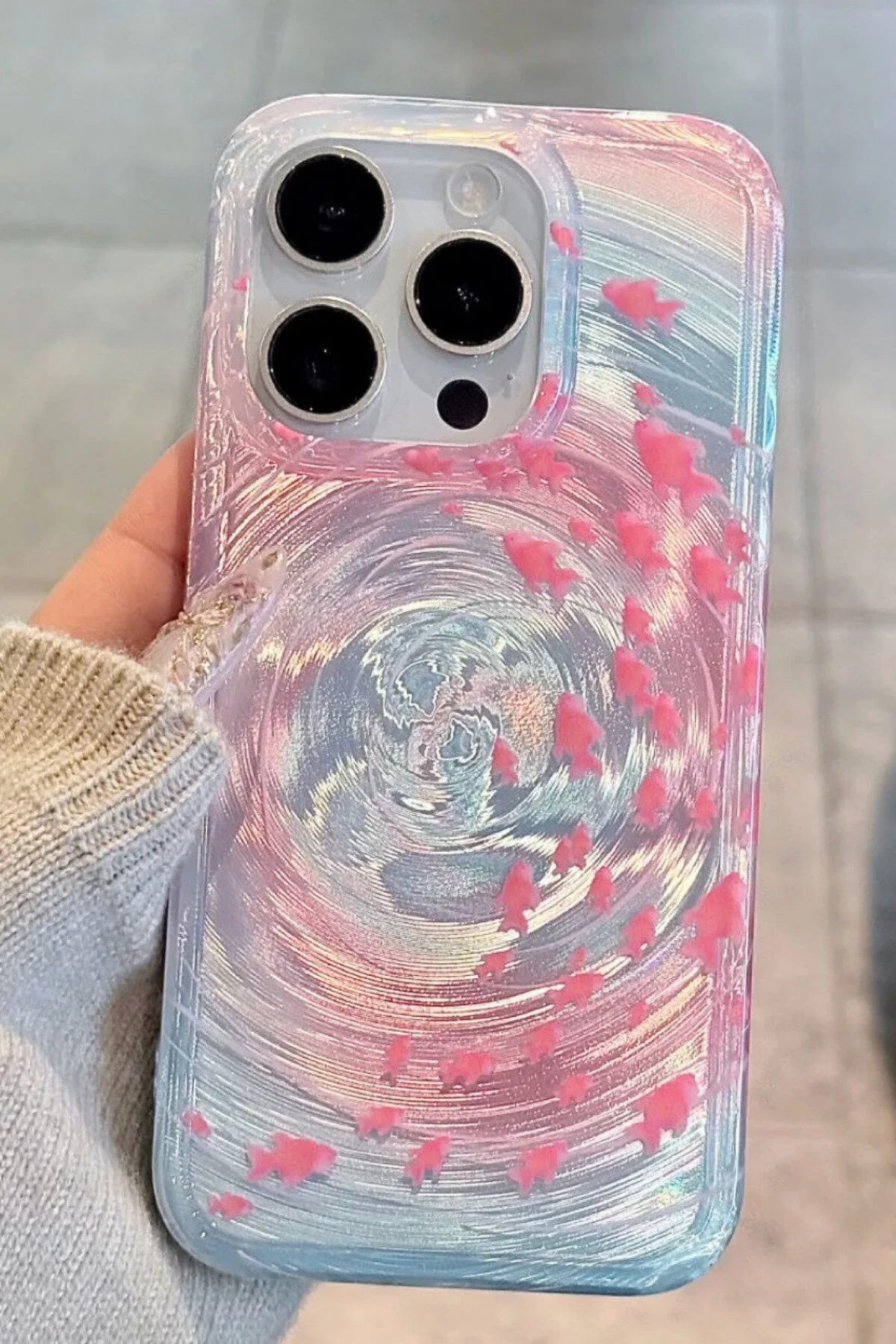 کاور و قاب گوشی HOLOGRAM IMD PREMIUM سازگار با IPHONE 17 PRO MAX EWEC