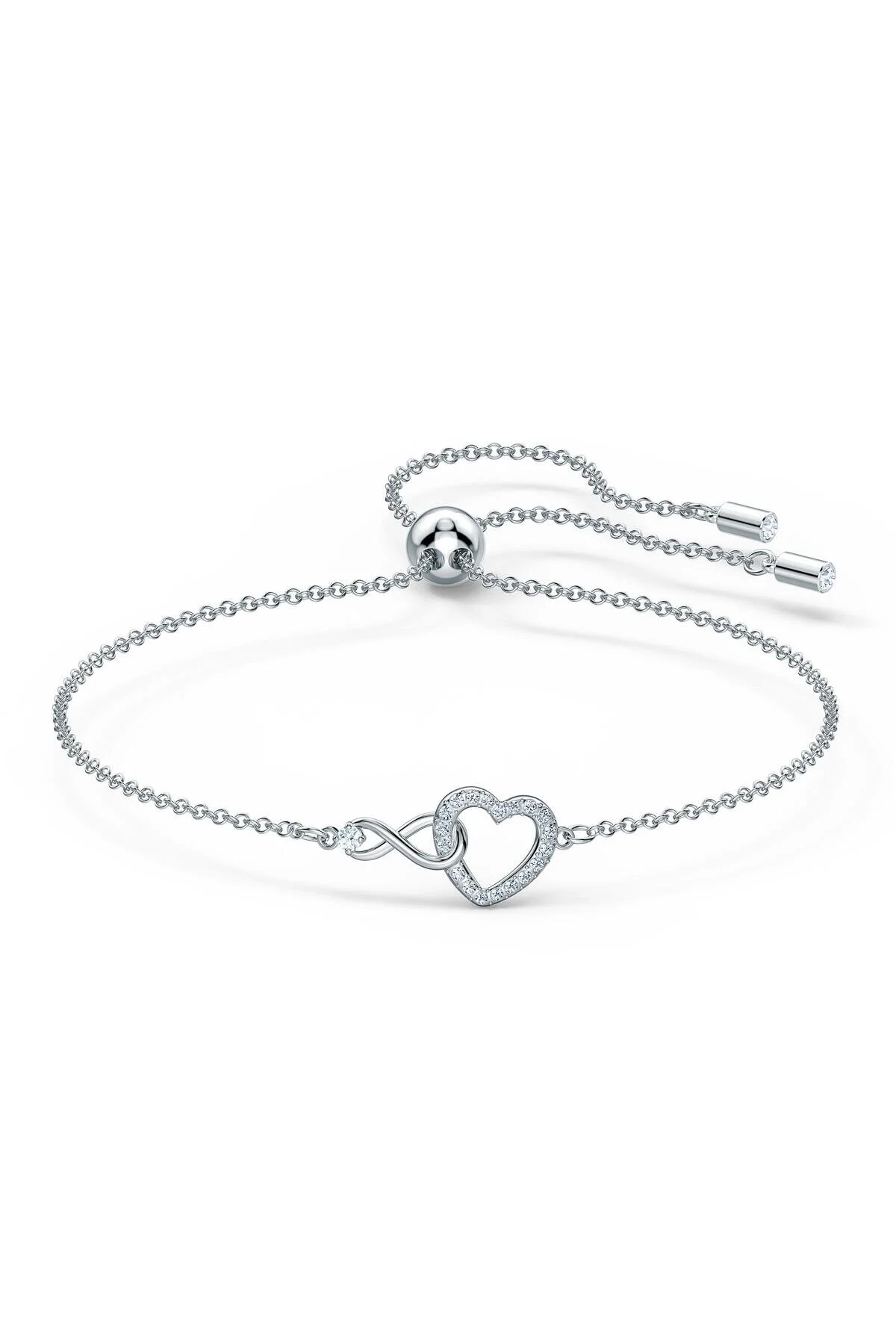 دستبند کریستال 5524421 SWA INFINITY BRACELET ساده CRY RHS M سواروسکی اورجینال Swarovski