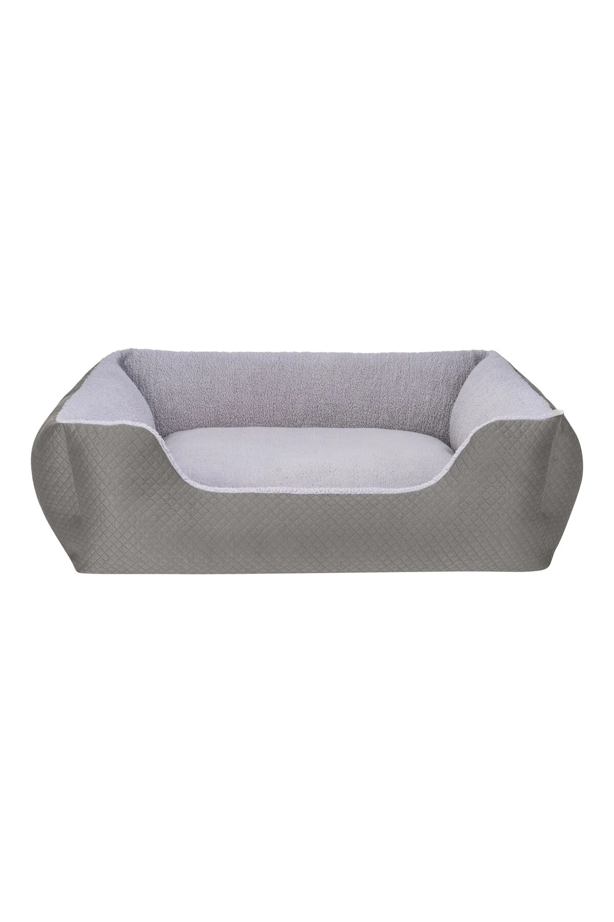 تخت گربه و سگ آبی اکو خاکستری مخمل خواب دار L پت کامفورت Pet Comfort