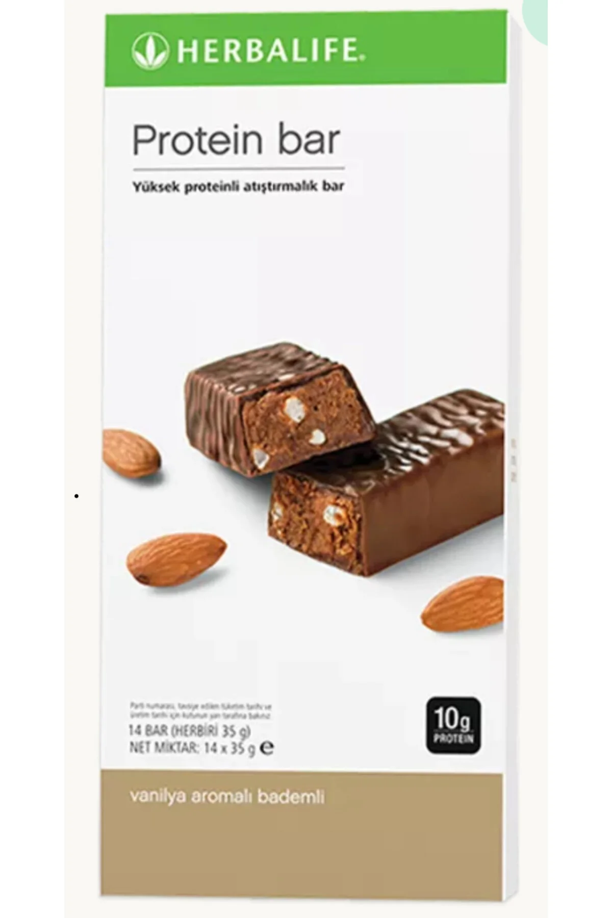 پروتئین بار بسته بندی 14 پروتئینی با طعم وانیل هر کدام 35 گرم اورجینال Herbalife