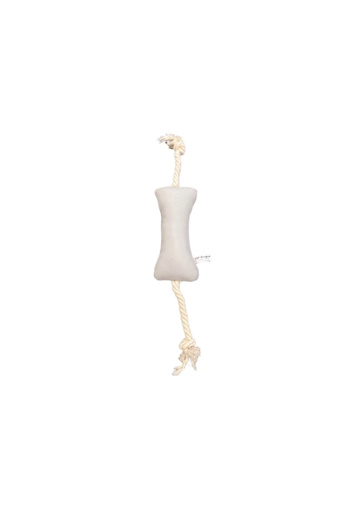 اسباب بازی سگ خاکستری ضد آب استخوان طناب A.GRI 17CM پت کامفورت Pet Comfort