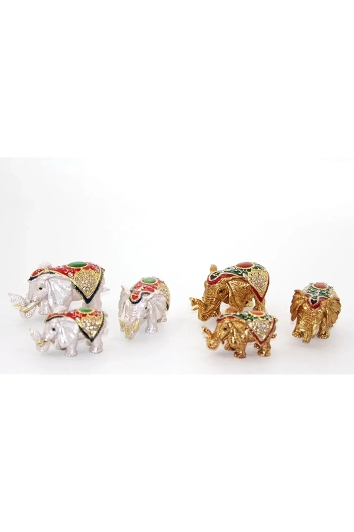 فیگور فیل 3 تکه سنگ سواروسکی SWAROSKI ALK1893 Glowify Store