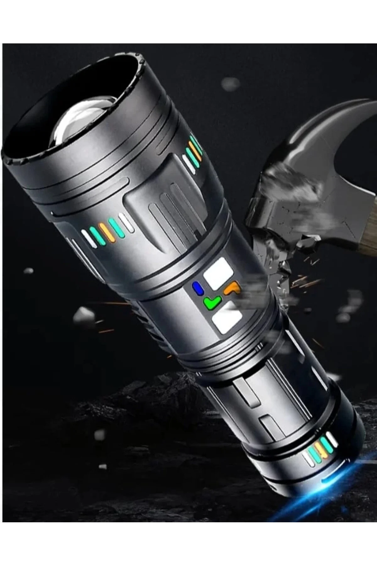 چراغ قوه شارژی PRO F 3002 TG LED NIGHT STRIP TYPE C Arthurs