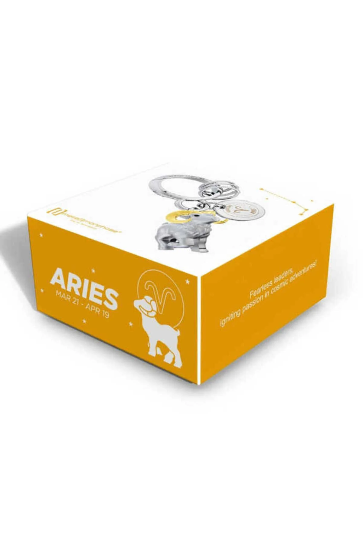 جلیقه کلید لوازم جانبی کیف جاکلیدی ARIES مجموعه علامت زودیاک MTM350 01 Metalmorphose