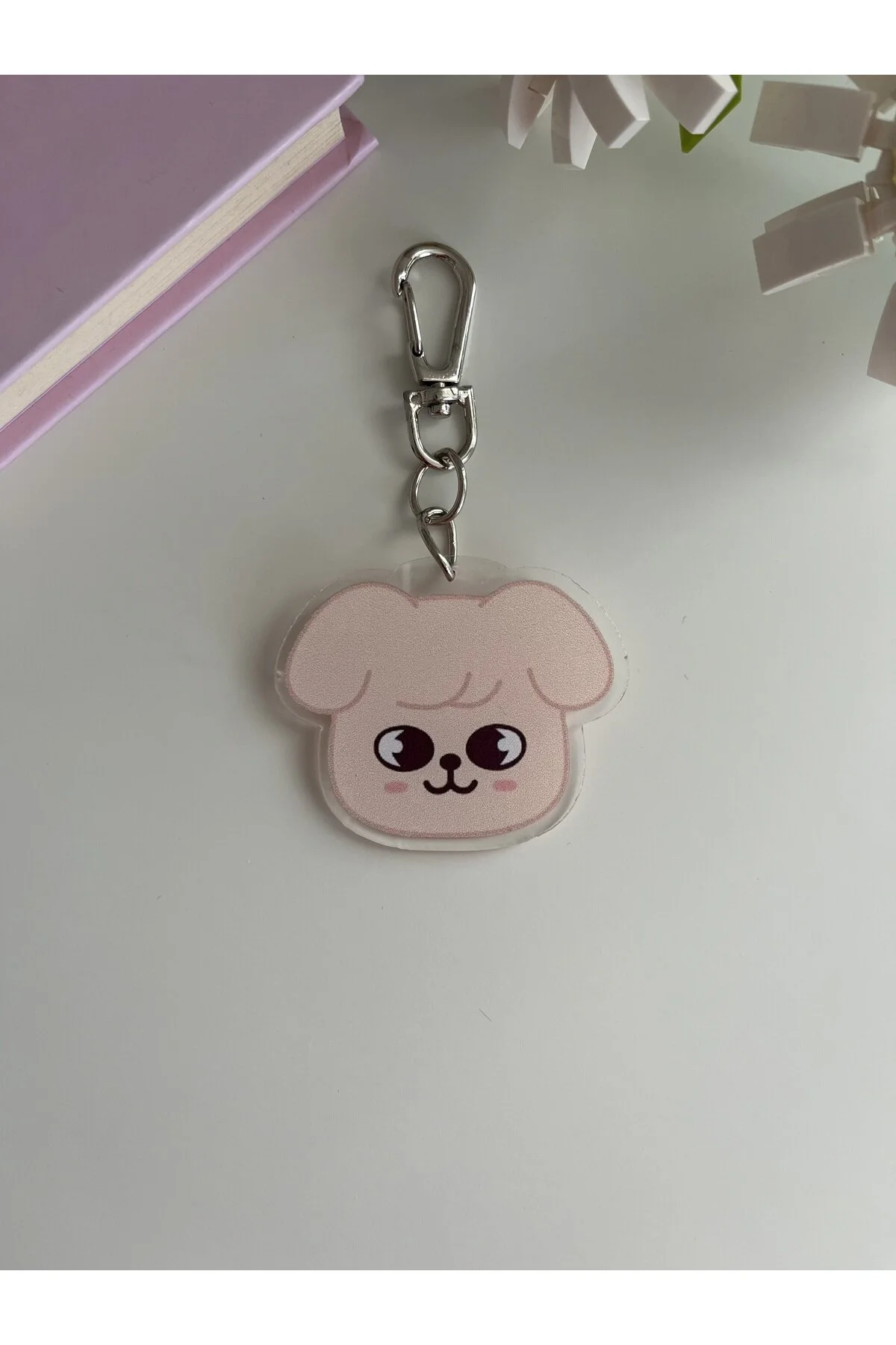 جلیقه کلید بچه های ولگرد SKZOO PUPPYM LIGHTSTICK SEUNG MIN KEYCHAIN BAG CHARM Hara Company