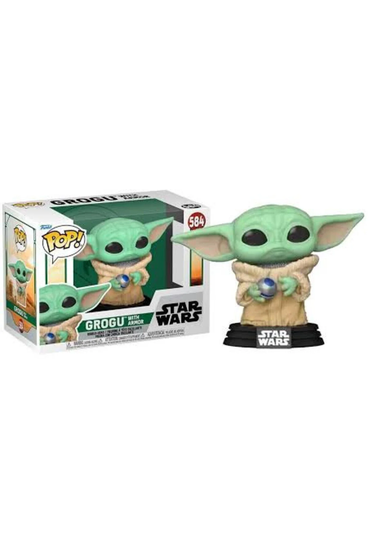 فیگور POP STAR WARS: BOOK OF BOBA FETT GROGU WITH ARMOR NO:584 از ترکیه Funko
