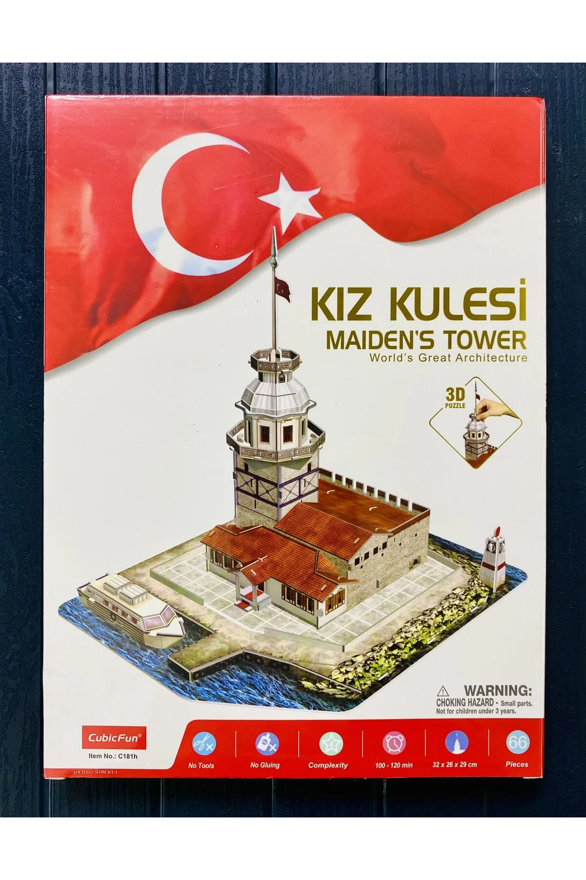 پازل سه بعدی MAIDEN'S TOWER Cubic Fun