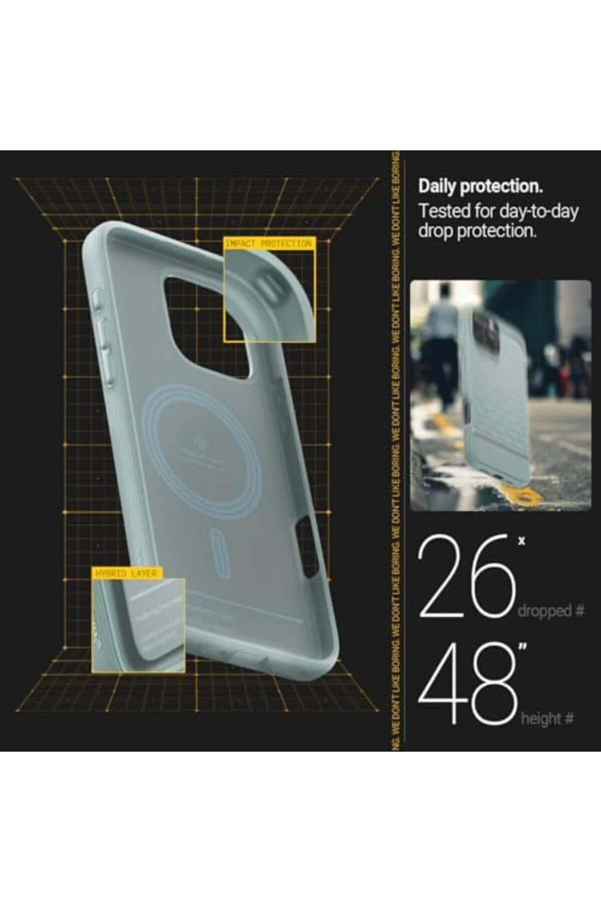 کاور و قاب پوشش طراحی سه بعدی LVNSHOP 16 PRO MAX CASE MAG CHANNEL TECHNOLOGY™ MILITARY GRADE PROTECTION STOREMAX
