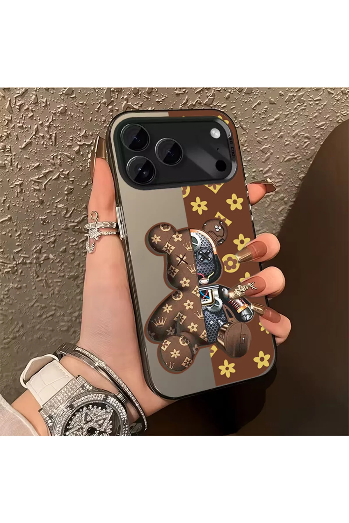 کاور و قاب گوشی لوکس ROBOBABY سازگار با IPHONE 17 PRO MAX Caseji