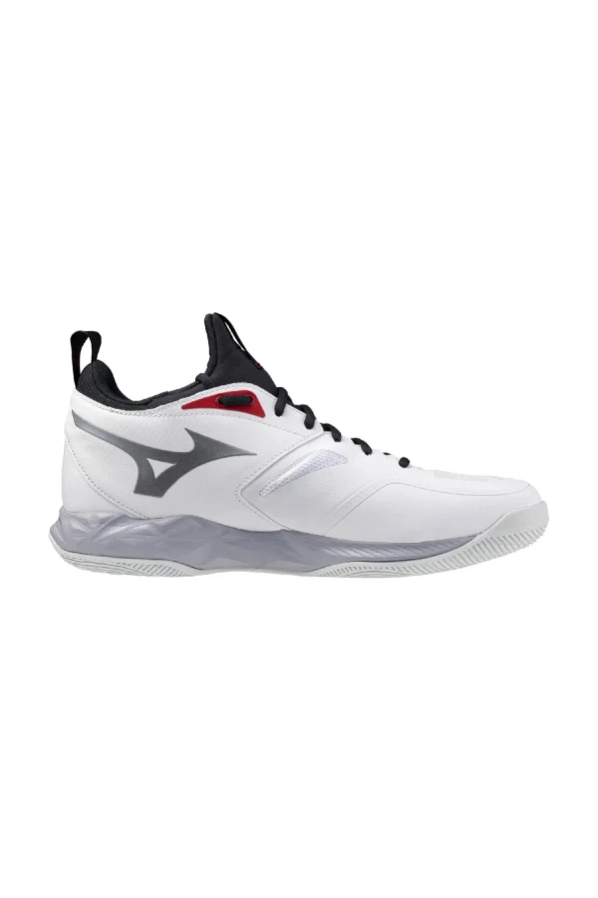کفش والیبال ابعاد موج یونیزکس سفید خاکستری Mizuno