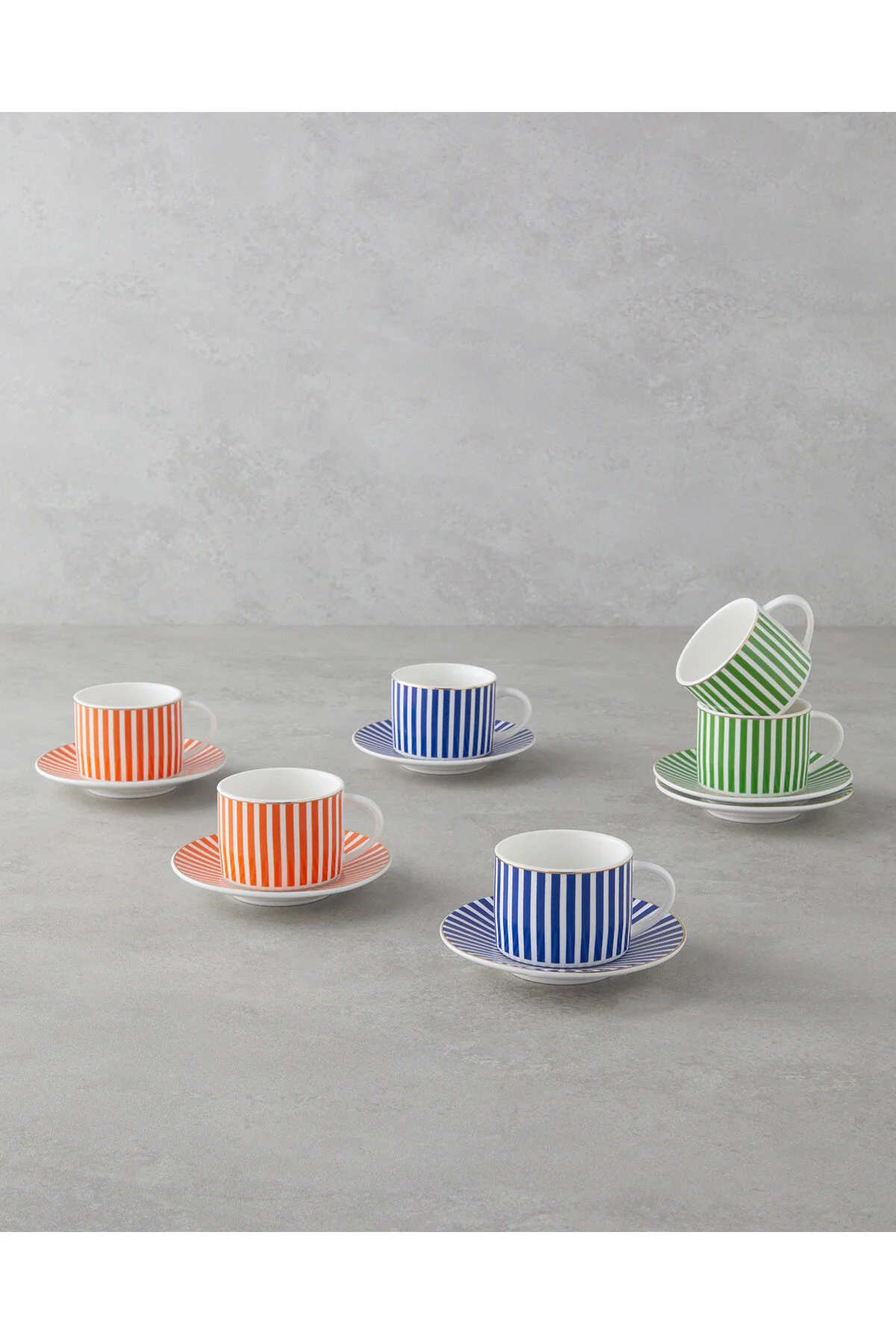 فنجان قهوه TOFFEE NEW BONE CHINA 12 قطعه برای 6 نفر 90 میلی لیتر رنگ English Home