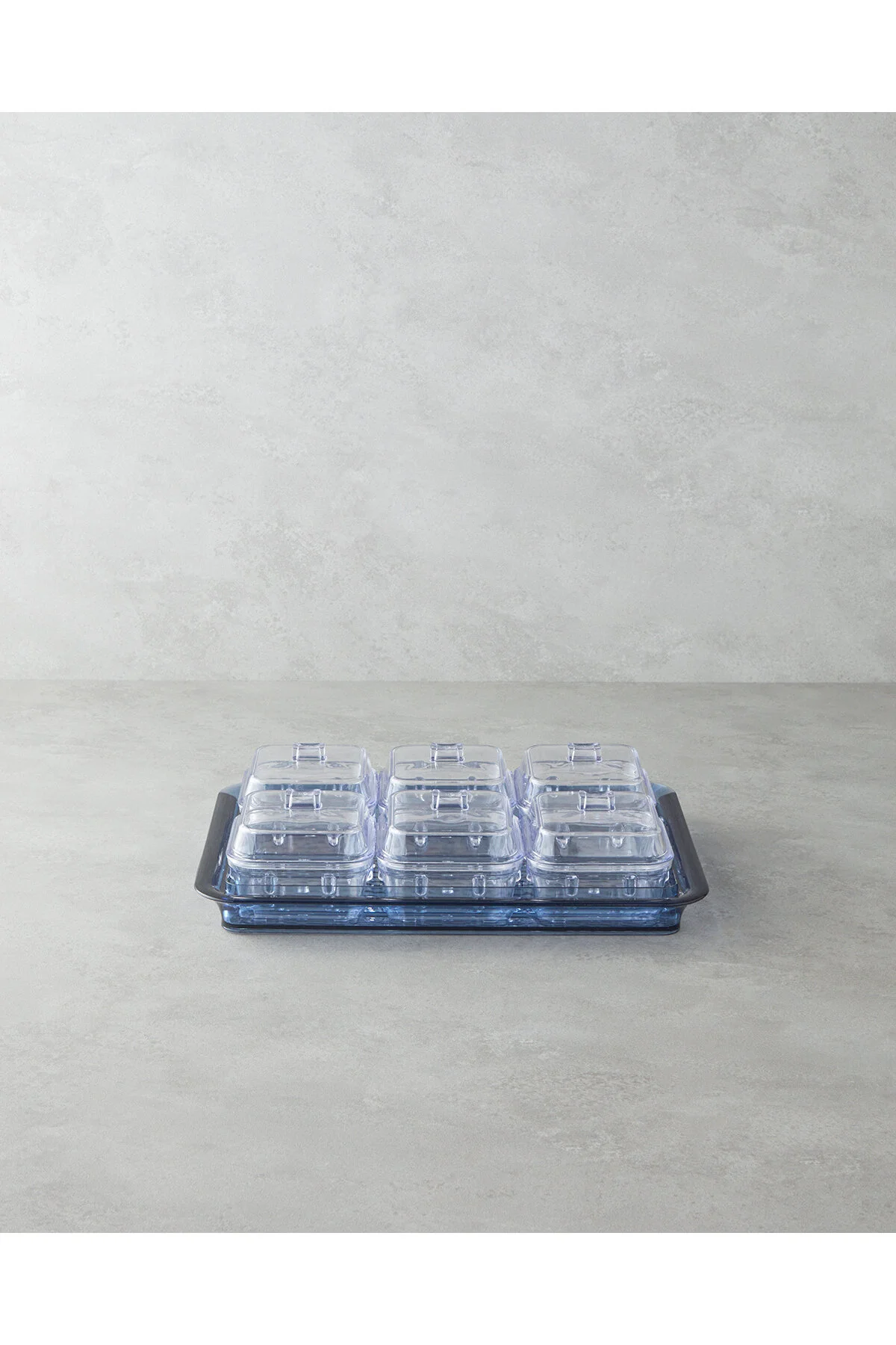 ظرف صبحانه AXEL ACRYLIC 6 پیچیده 25X35 سانتی متر آبی English Home