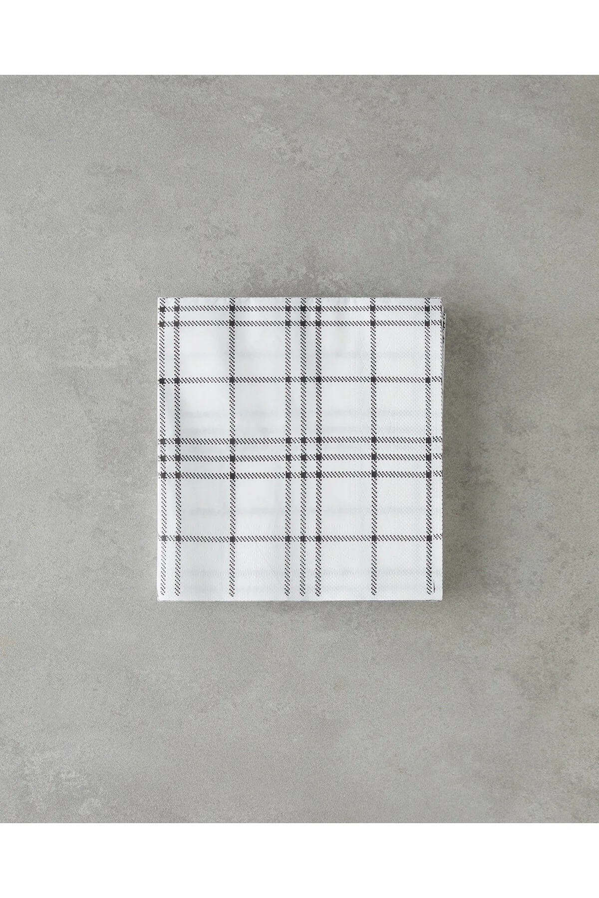 دستمال سفره BLOCKIFY PAP 20 کاغذی 33X33 سانتی متر سیاه سفید English Home