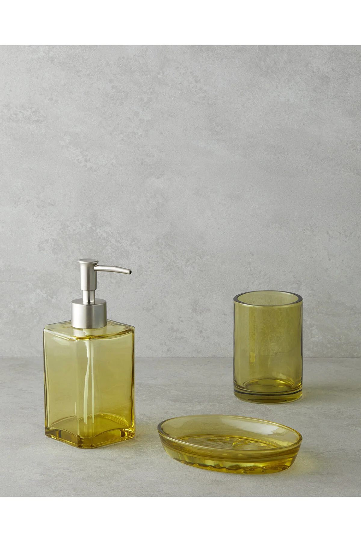 ست حمام BRAID 3 SET مجموعه روغن سبز 4.08.2025 English Home